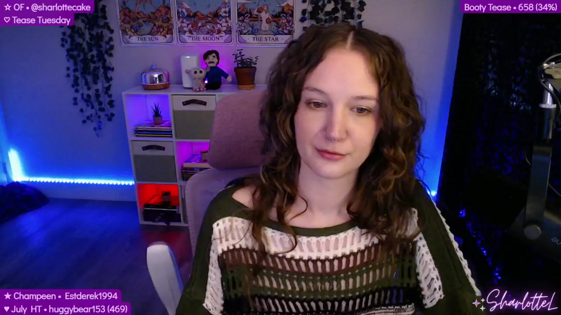 Gallery image thumbnail from SharlotteL's myfreecams stream on, 07/09/2025, 01:45 image 14 of 20