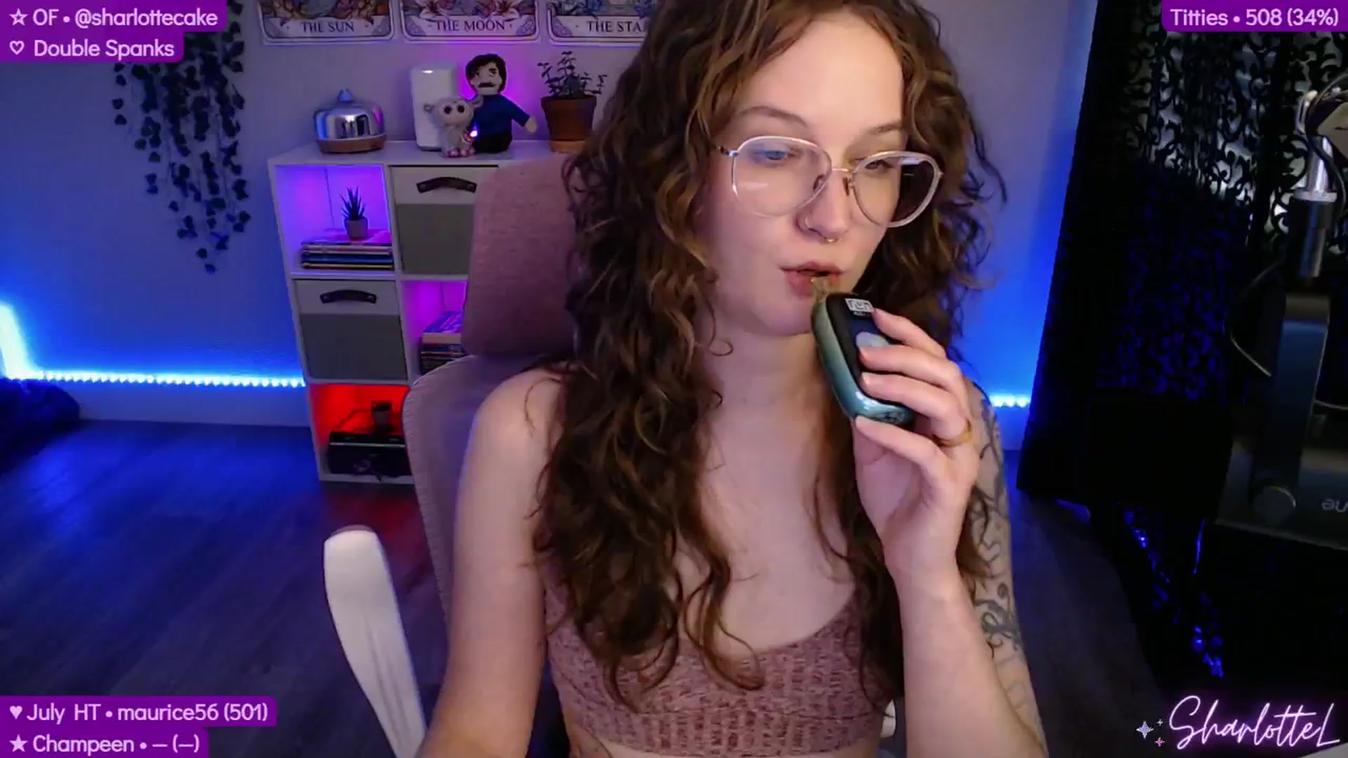 Gallery image thumbnail from SharlotteL's myfreecams stream on, 07/22/2025, 21:44 image 4 of 20