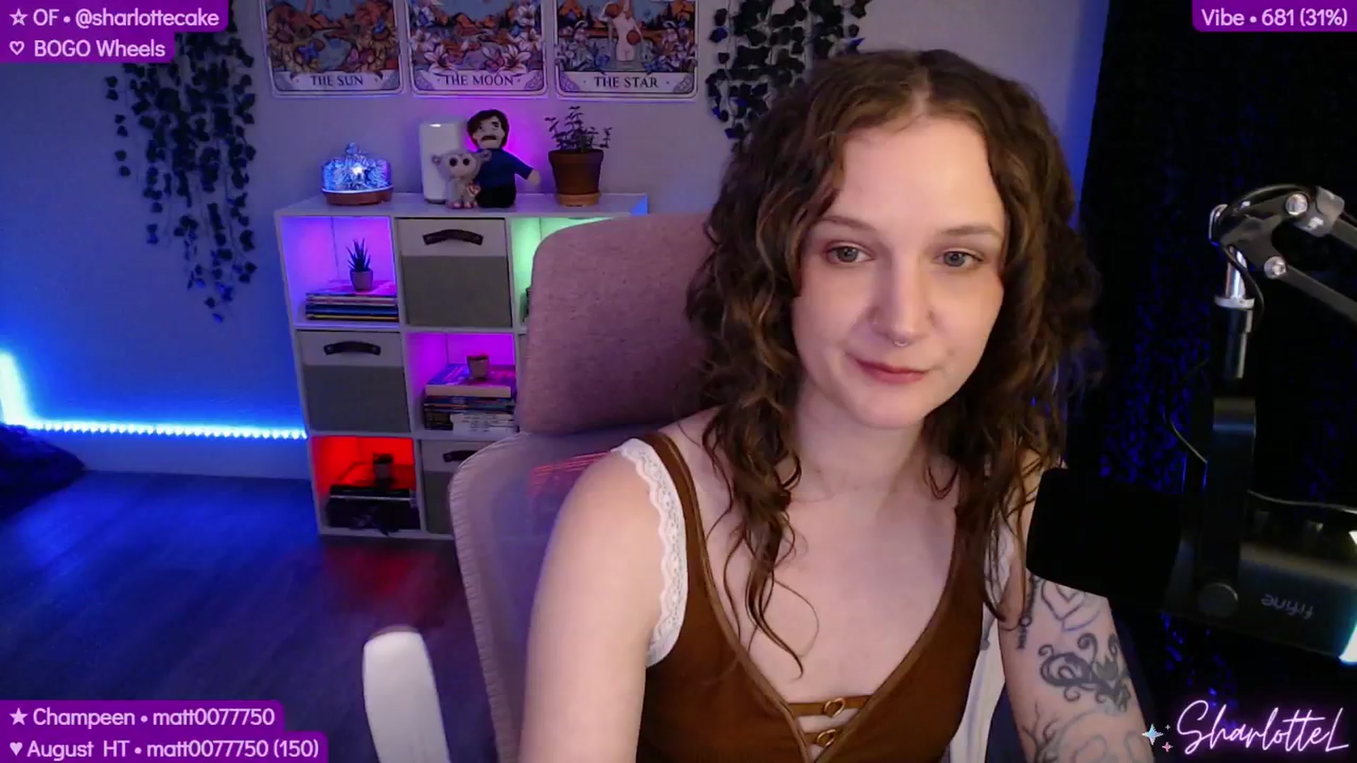 Gallery image thumbnail from SharlotteL's myfreecams stream on, 08/03/2025, 02:34 image 20 of 20