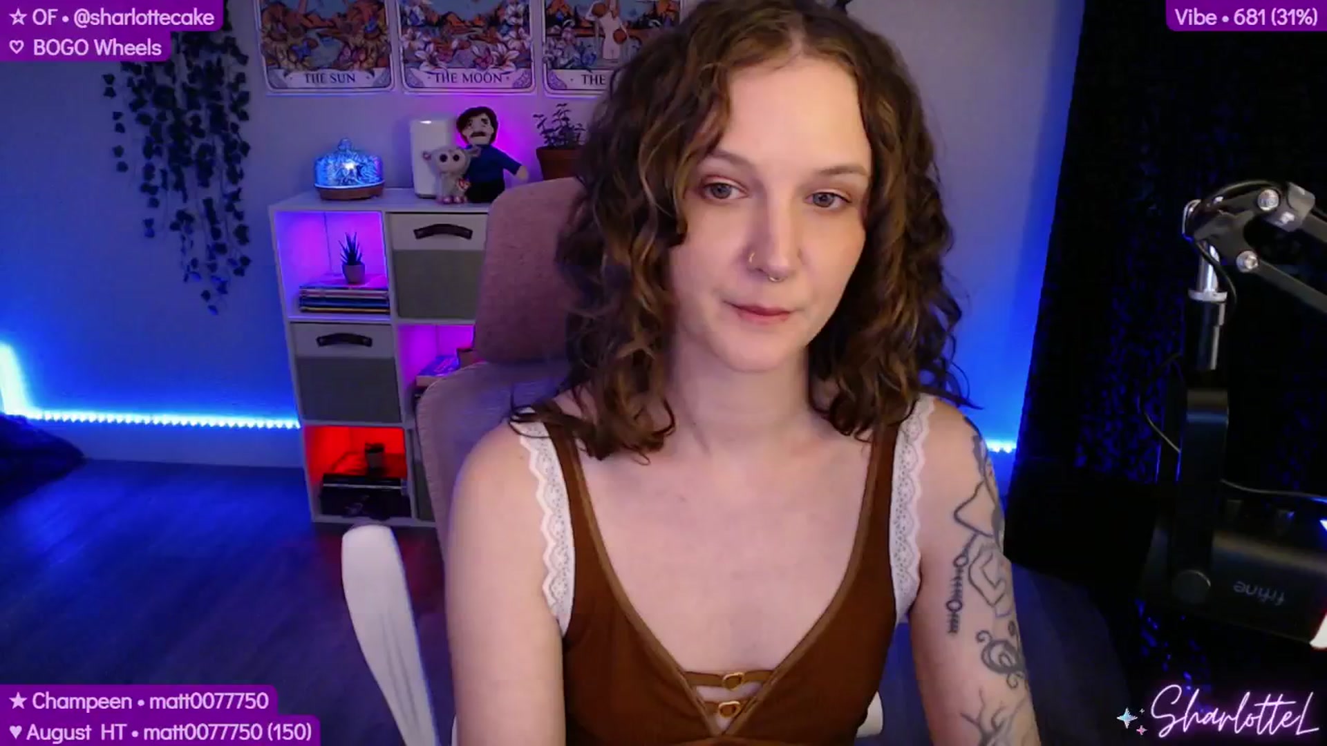 Gallery image thumbnail from SharlotteL's myfreecams stream on, 08/03/2025, 02:34 image 18 of 20