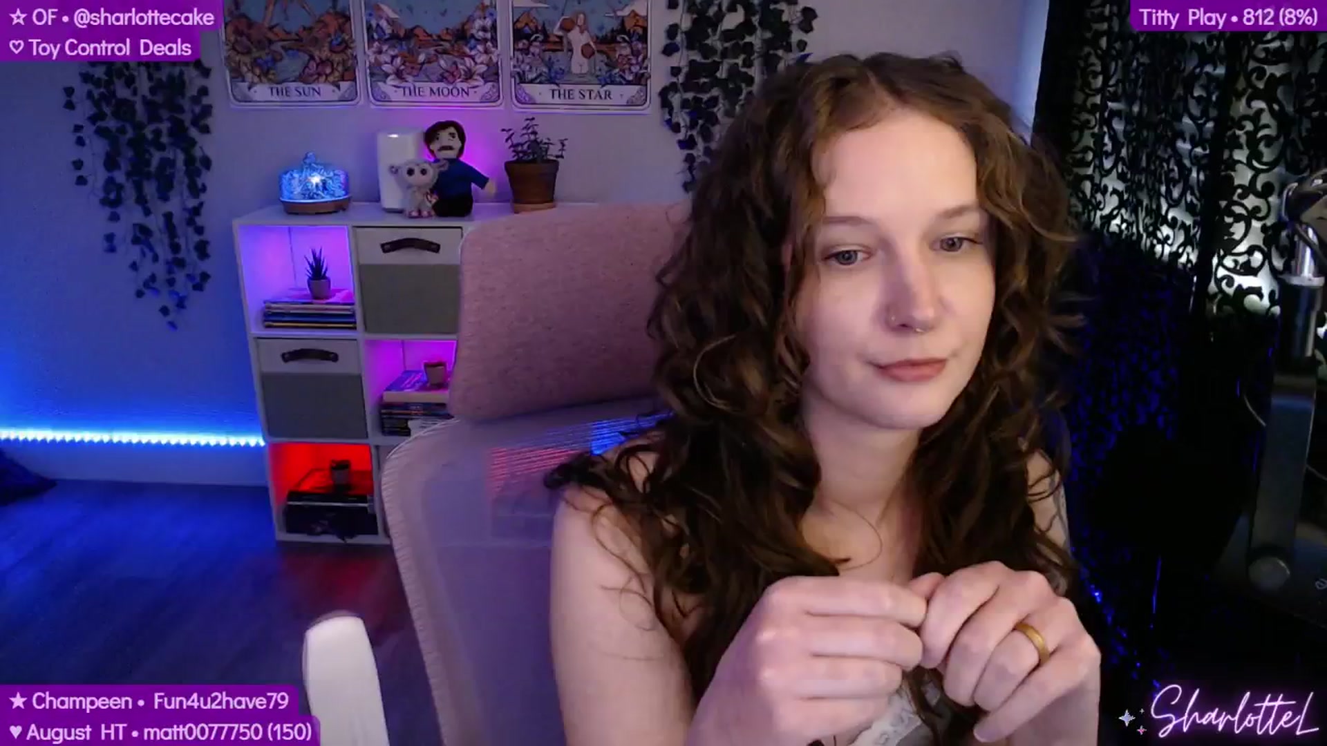 Gallery image thumbnail from SharlotteL's myfreecams stream on, 08/05/2025, 24:02 image 3 of 20