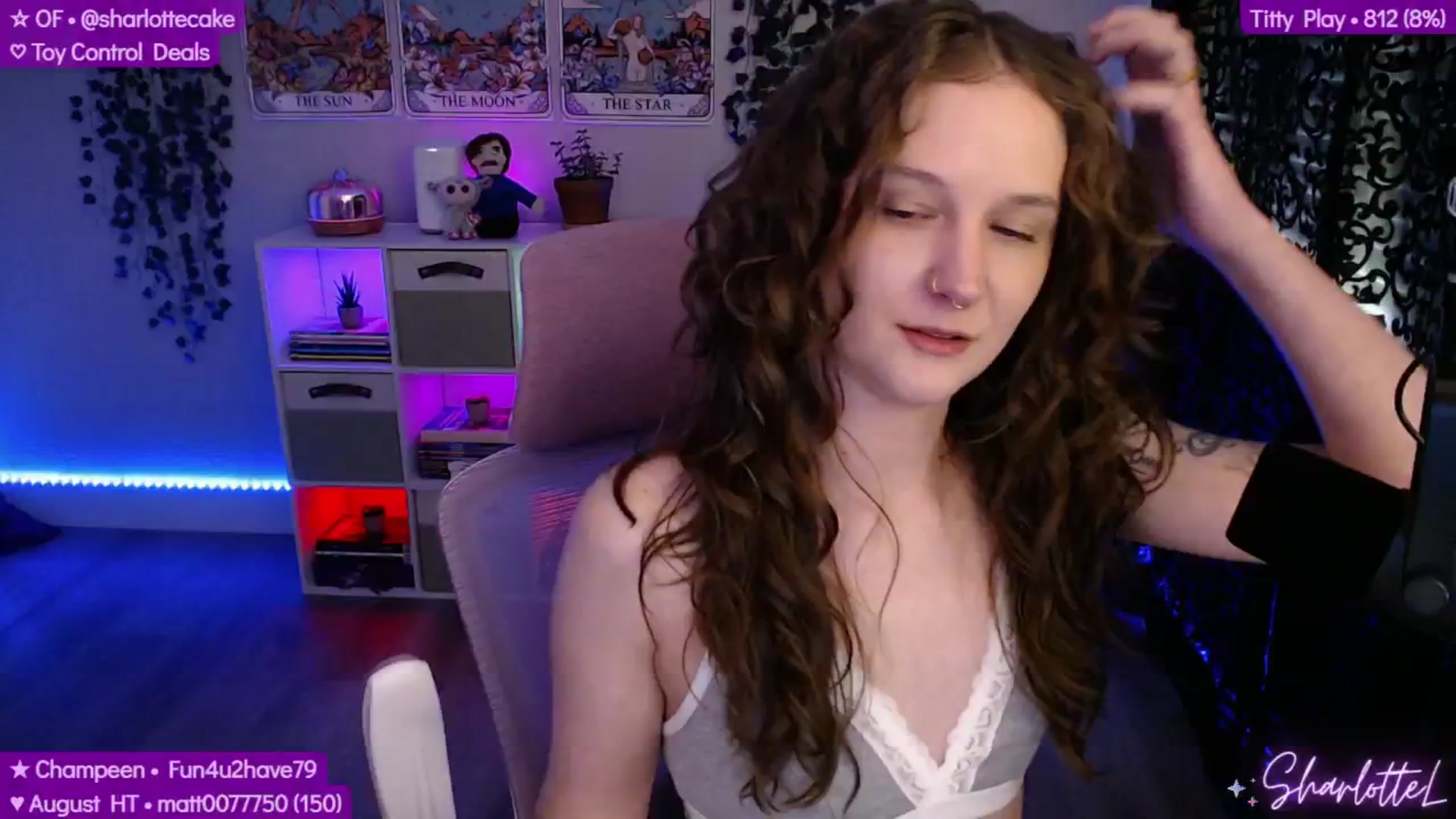 Gallery image thumbnail from SharlotteL's myfreecams stream on, 08/05/2025, 24:02 image 2 of 20