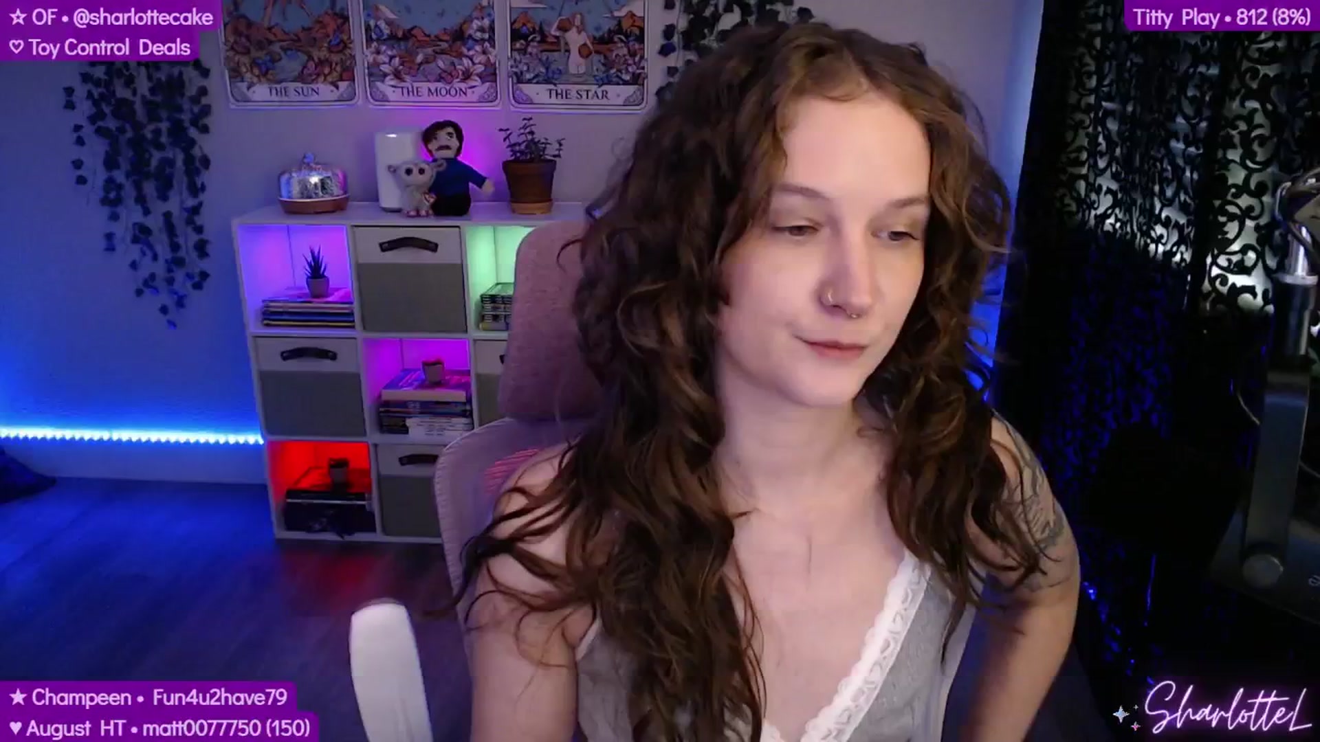 Gallery image thumbnail from SharlotteL's myfreecams stream on, 08/05/2025, 24:02 image 4 of 20