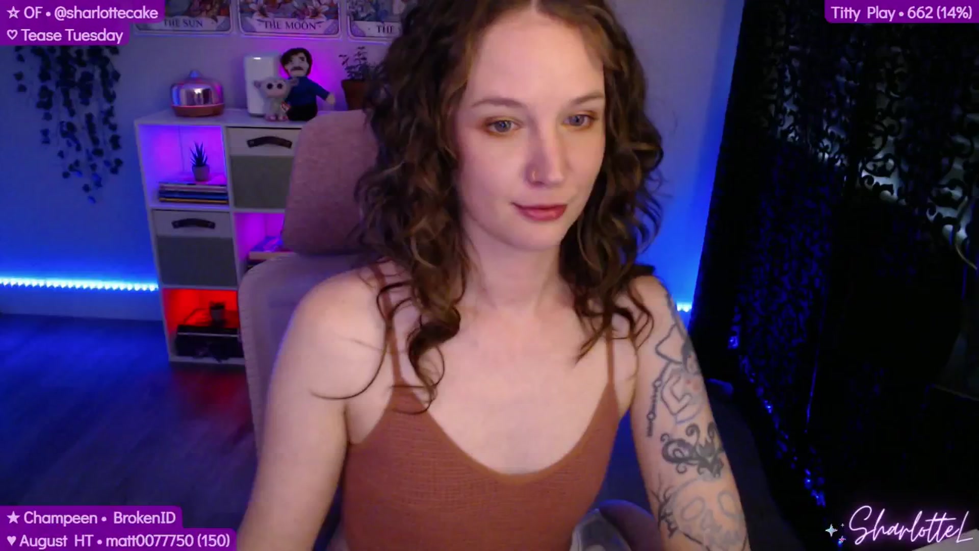 Gallery image thumbnail from SharlotteL's myfreecams stream on, 08/06/2025, 01:14 image 2 of 20