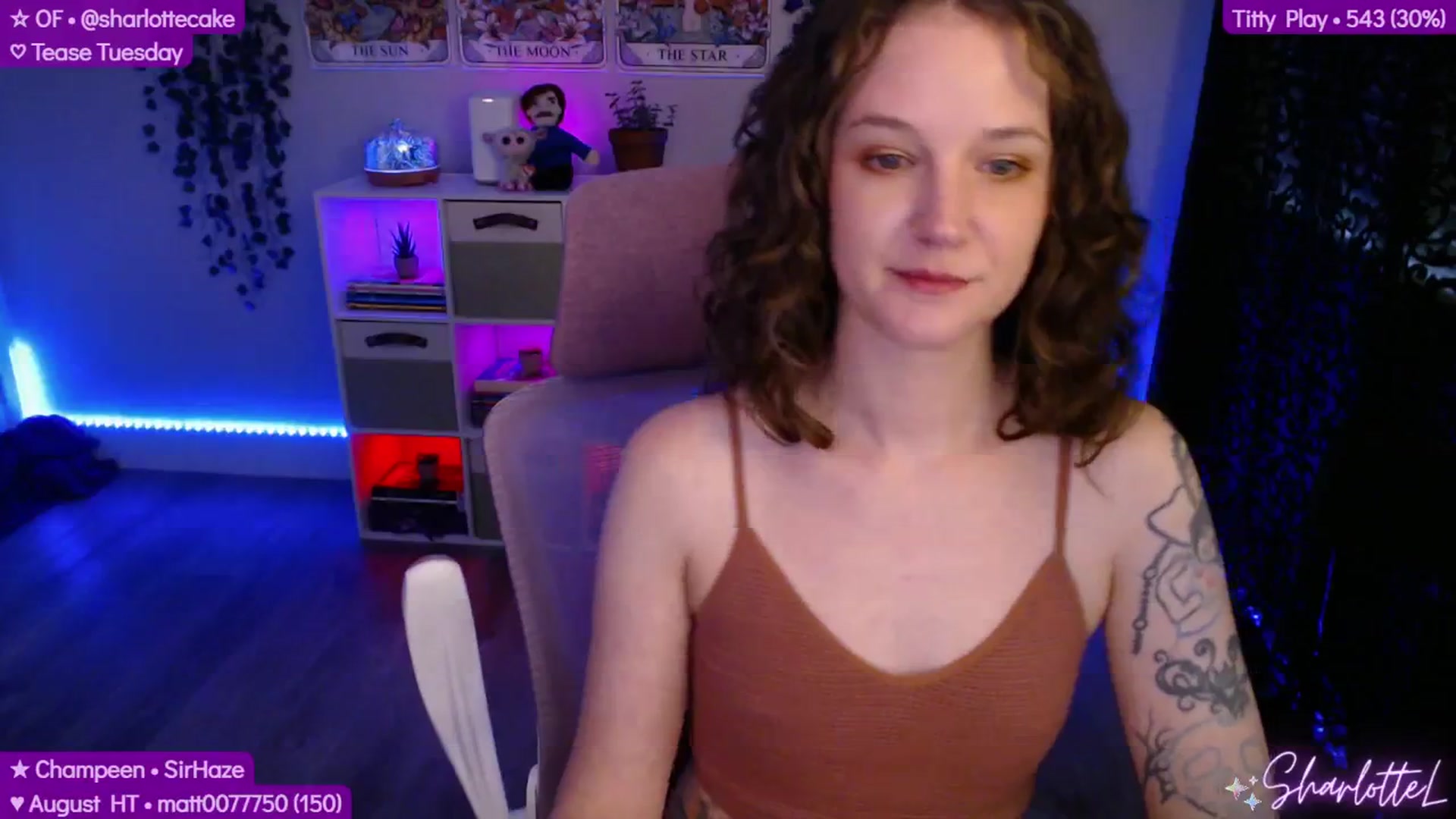 Gallery image thumbnail from SharlotteL's myfreecams stream on, 08/06/2025, 01:14 image 20 of 20