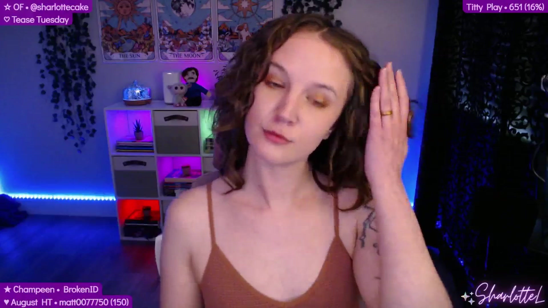 Gallery image thumbnail from SharlotteL's myfreecams stream on, 08/06/2025, 01:14 image 7 of 20