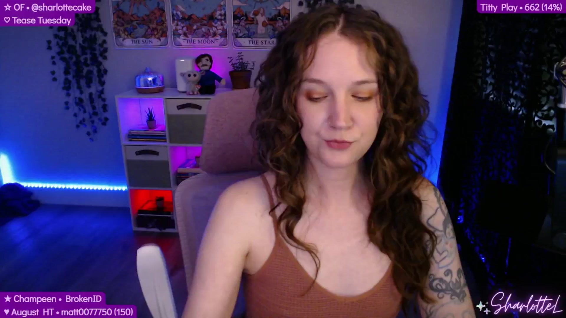 Gallery image thumbnail from SharlotteL's myfreecams stream on, 08/06/2025, 01:14 image 4 of 20