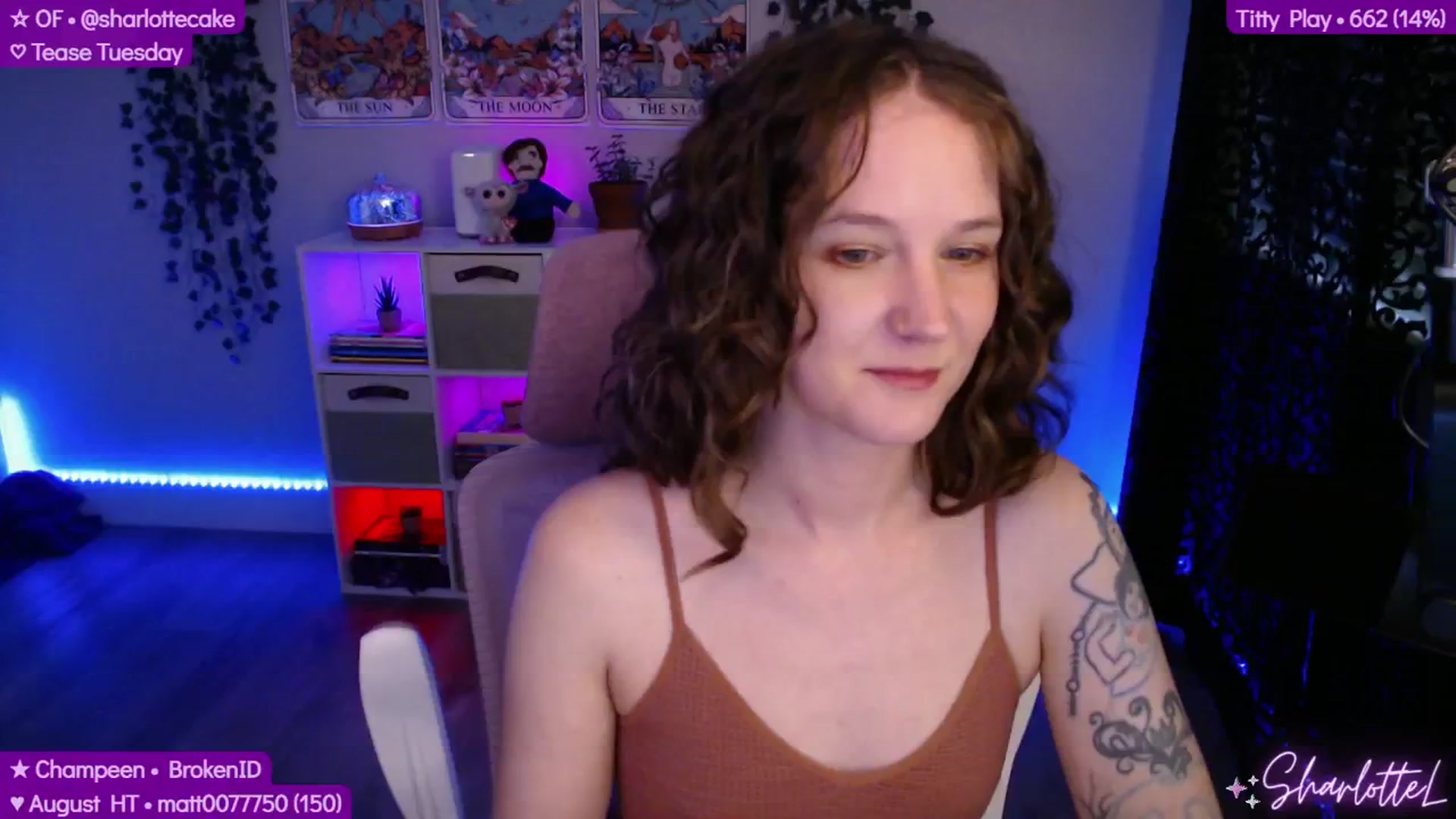 Gallery image thumbnail from SharlotteL's myfreecams stream on, 08/06/2025, 01:14 image 5 of 20