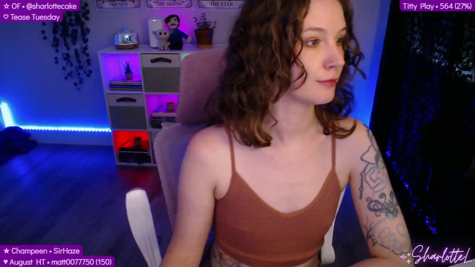 Gallery image thumbnail from SharlotteL's myfreecams stream on, 08/06/2025, 01:14 image 16 of 20