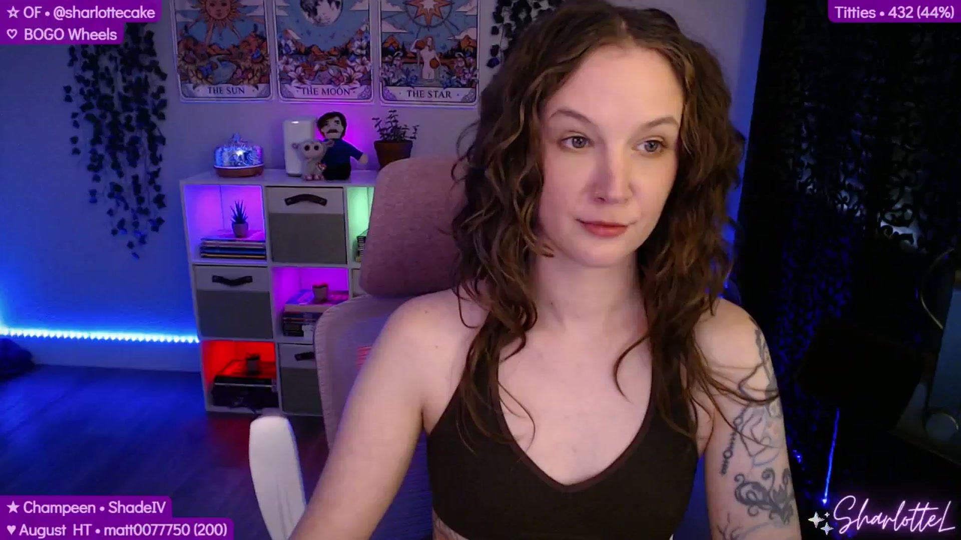 Gallery image thumbnail from SharlotteL's myfreecams stream on, 08/10/2025, 03:06 image 6 of 20