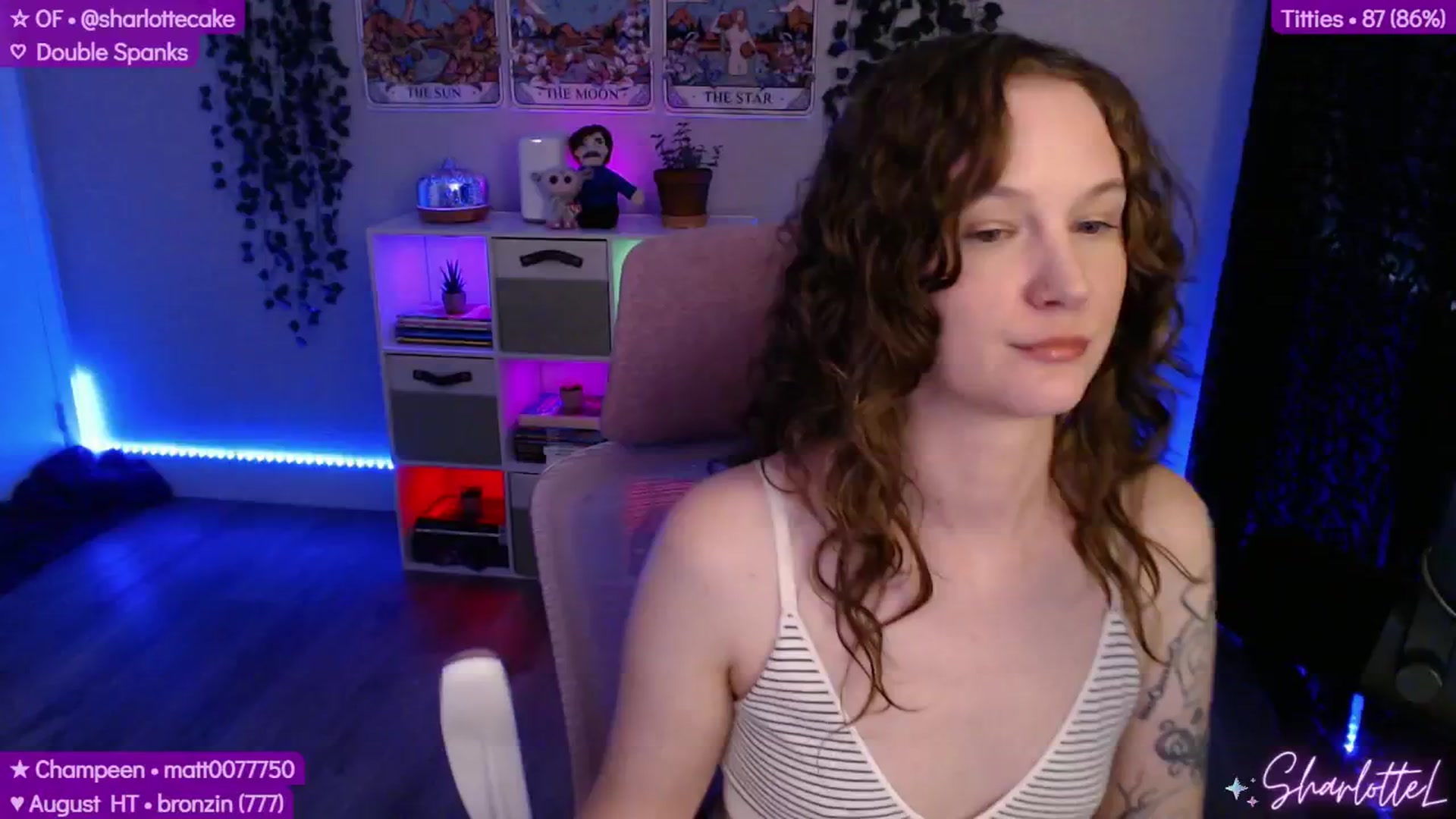 Gallery image thumbnail from SharlotteL's myfreecams stream on, 08/25/2025, 02:25 image 2 of 20