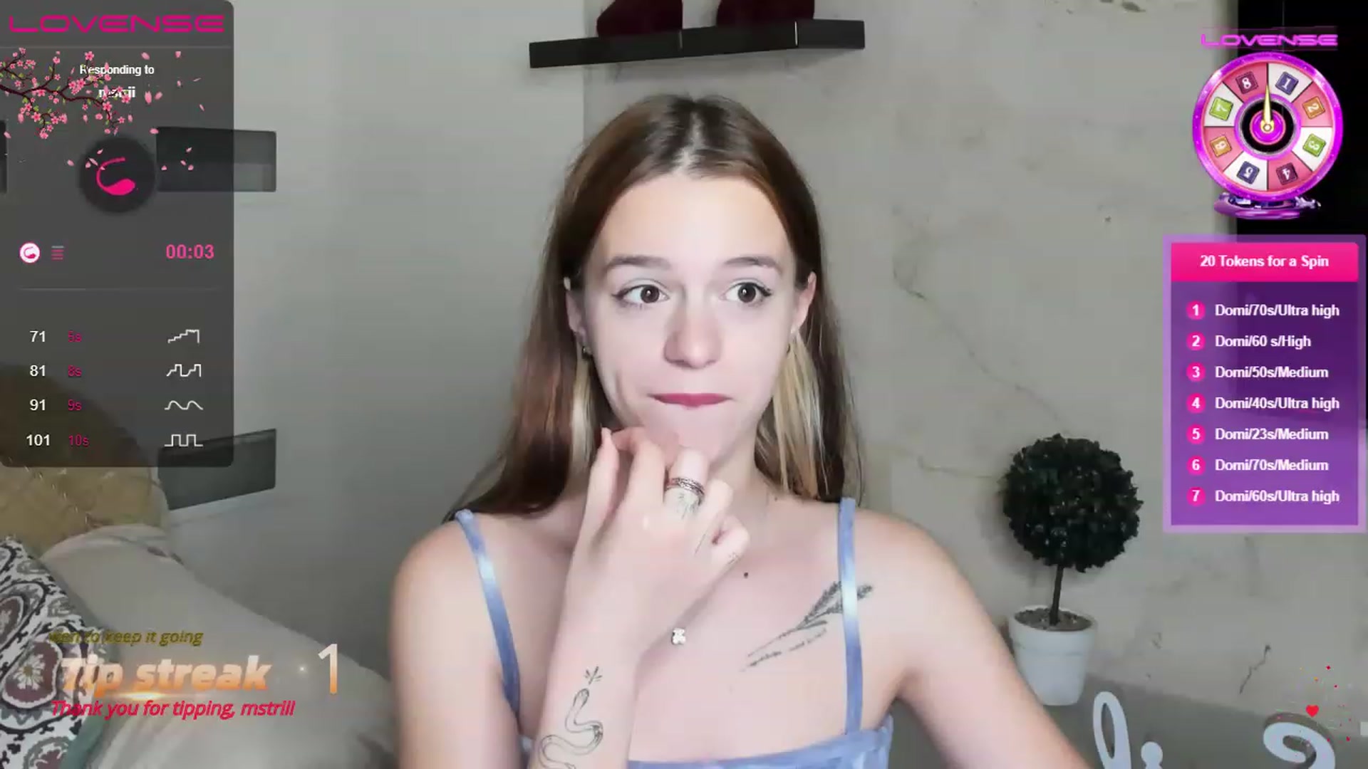 Gallery image thumbnail from SimplePeach's myfreecams stream on, 06/03/2023, 23:10 image 4 of 20