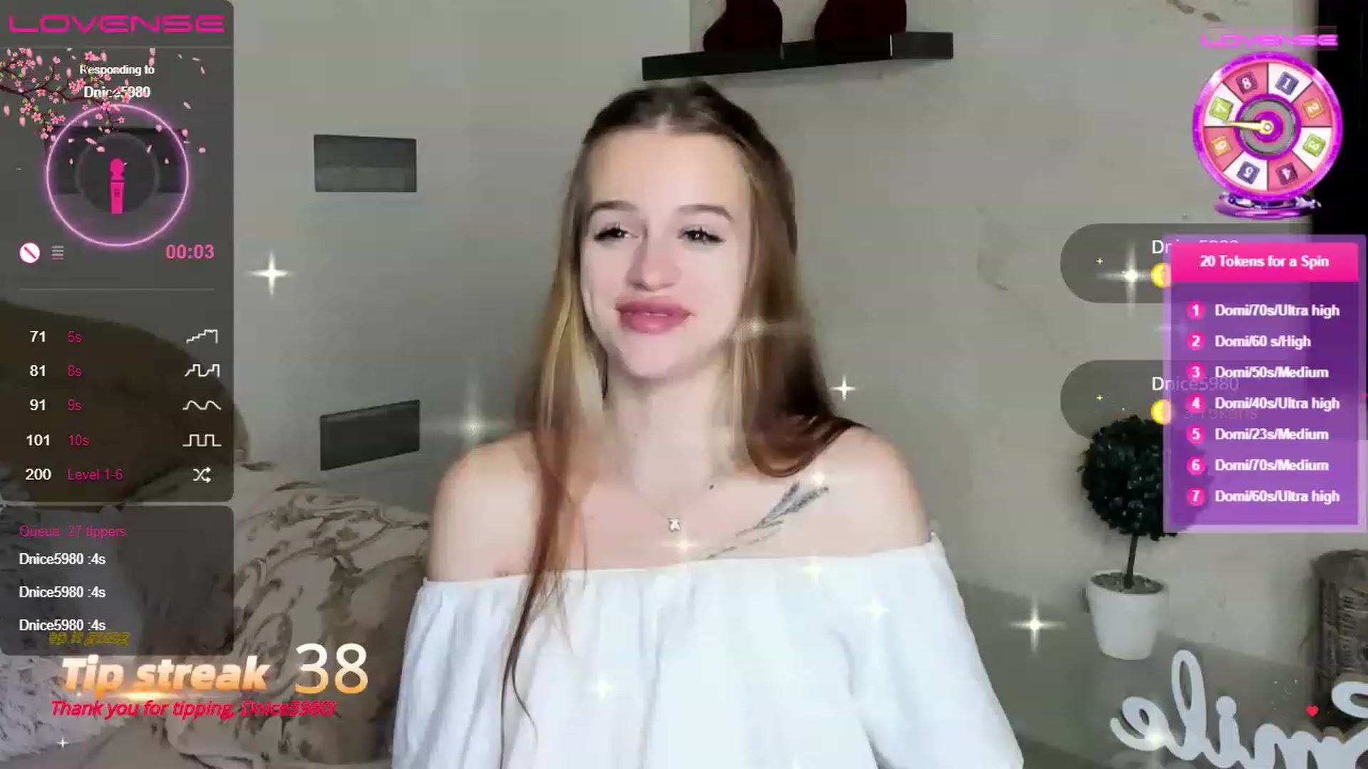 Gallery image thumbnail from SimplePeach's myfreecams stream on, 06/12/2023, 01:27 image 14 of 20