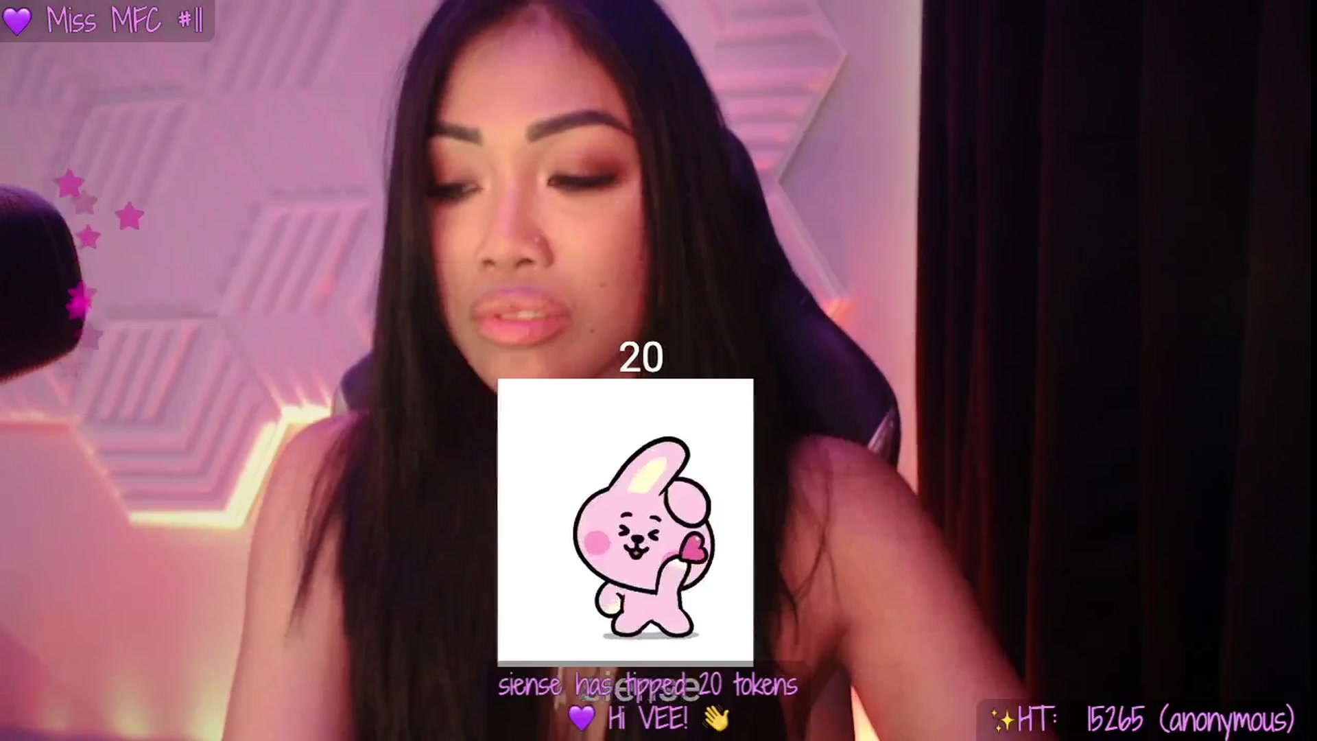 Gallery image thumbnail from SinCityVEE's myfreecams stream on, 05/25/2025, 22:09 image 18 of 20
