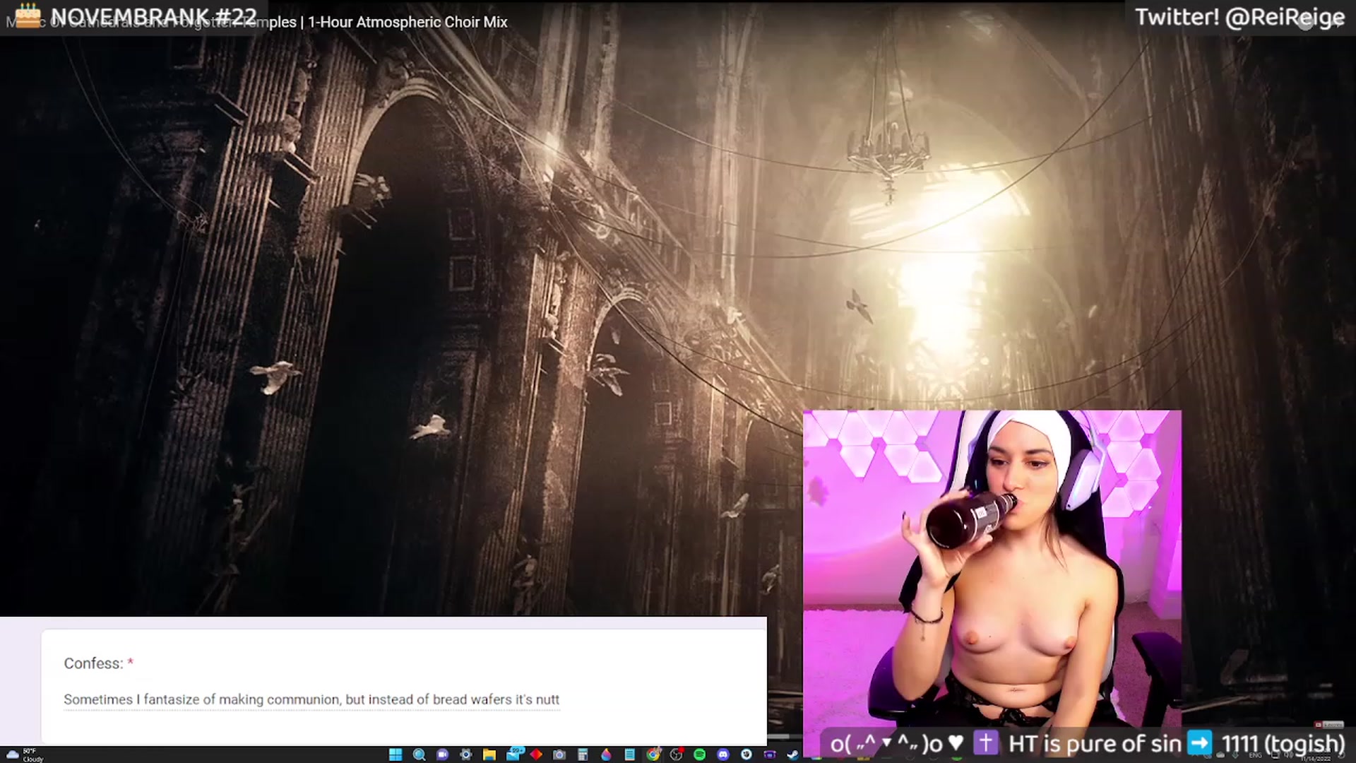 Gallery image thumbnail from SisterReige's myfreecams stream on, 11/14/2022, 11:23 image 9 of 20