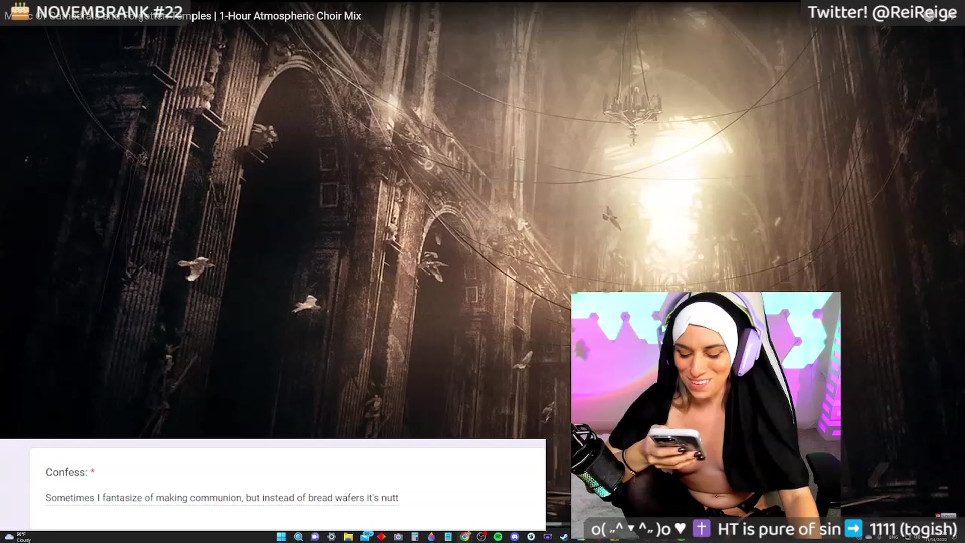 Gallery image thumbnail from SisterReige's myfreecams stream on, 11/14/2022, 11:23 image 10 of 20