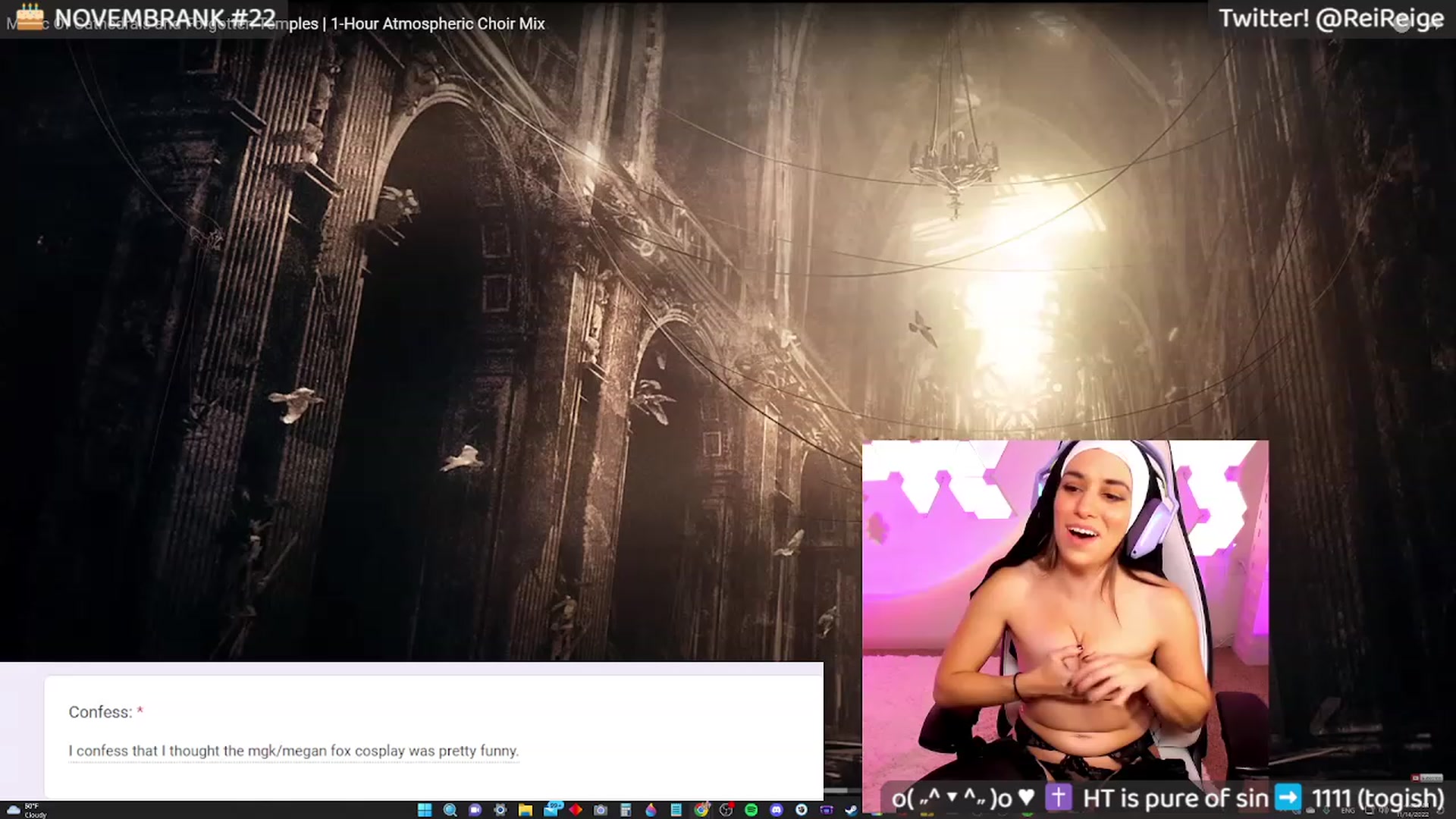 Gallery image thumbnail from SisterReige's myfreecams stream on, 11/14/2022, 11:23 image 8 of 20
