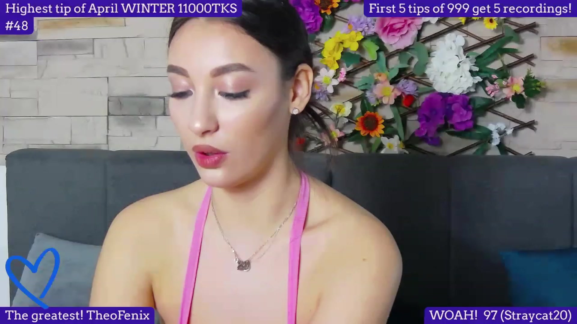 Gallery image thumbnail from SkyV_'s myfreecams stream on, 04/06/2023, 19:34 image 18 of 20