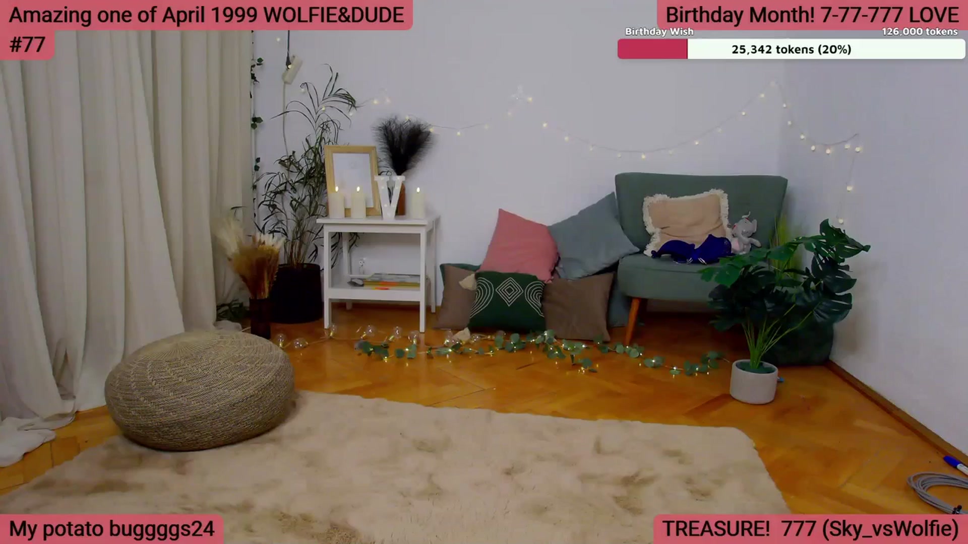 Gallery image thumbnail from SkyV_'s myfreecams stream on, 04/05/2024, 21:11 image 8 of 20