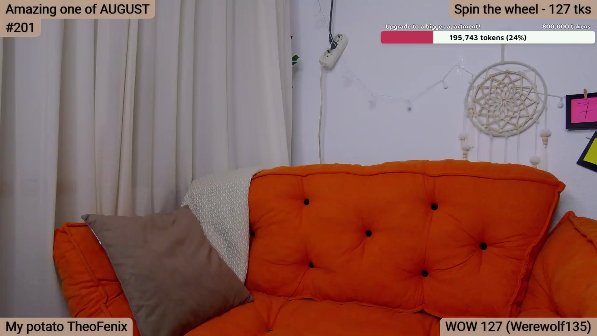 Gallery image thumbnail from SkyV_'s myfreecams stream on, 08/05/2024, 17:46 image 13 of 20