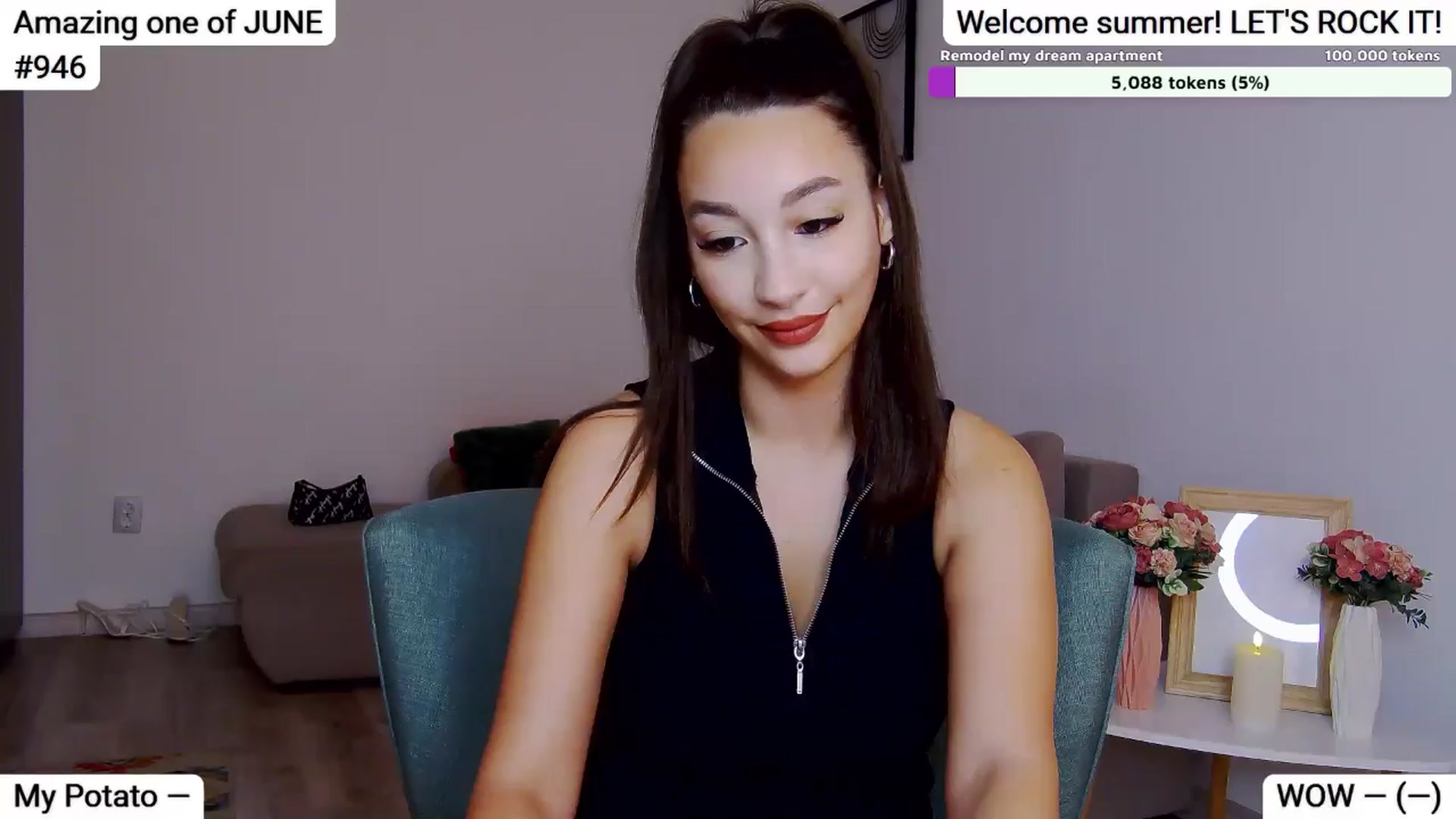 Gallery image thumbnail from SkyV_'s myfreecams stream on, 06/06/2025, 16:30 image 1 of 20