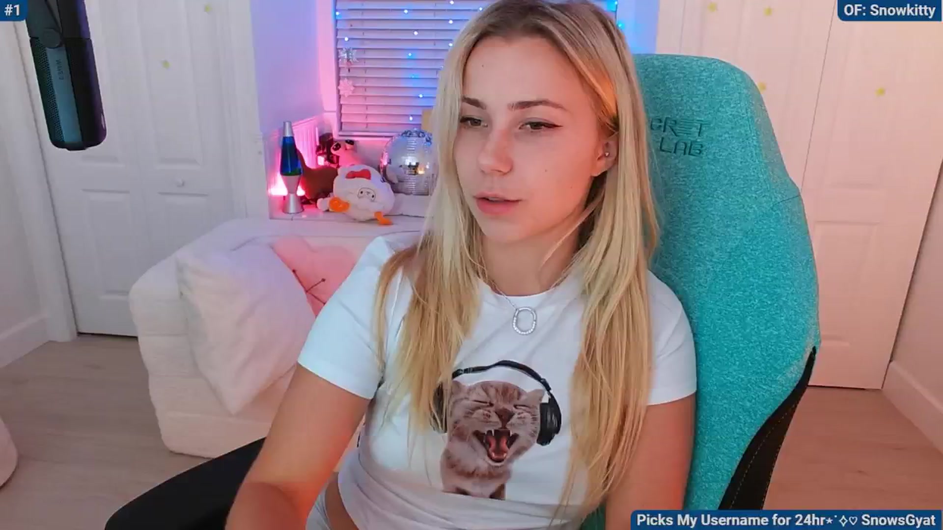Gallery image thumbnail from Snowkitty's myfreecams stream on, 06/05/2024, 03:09 image 5 of 20