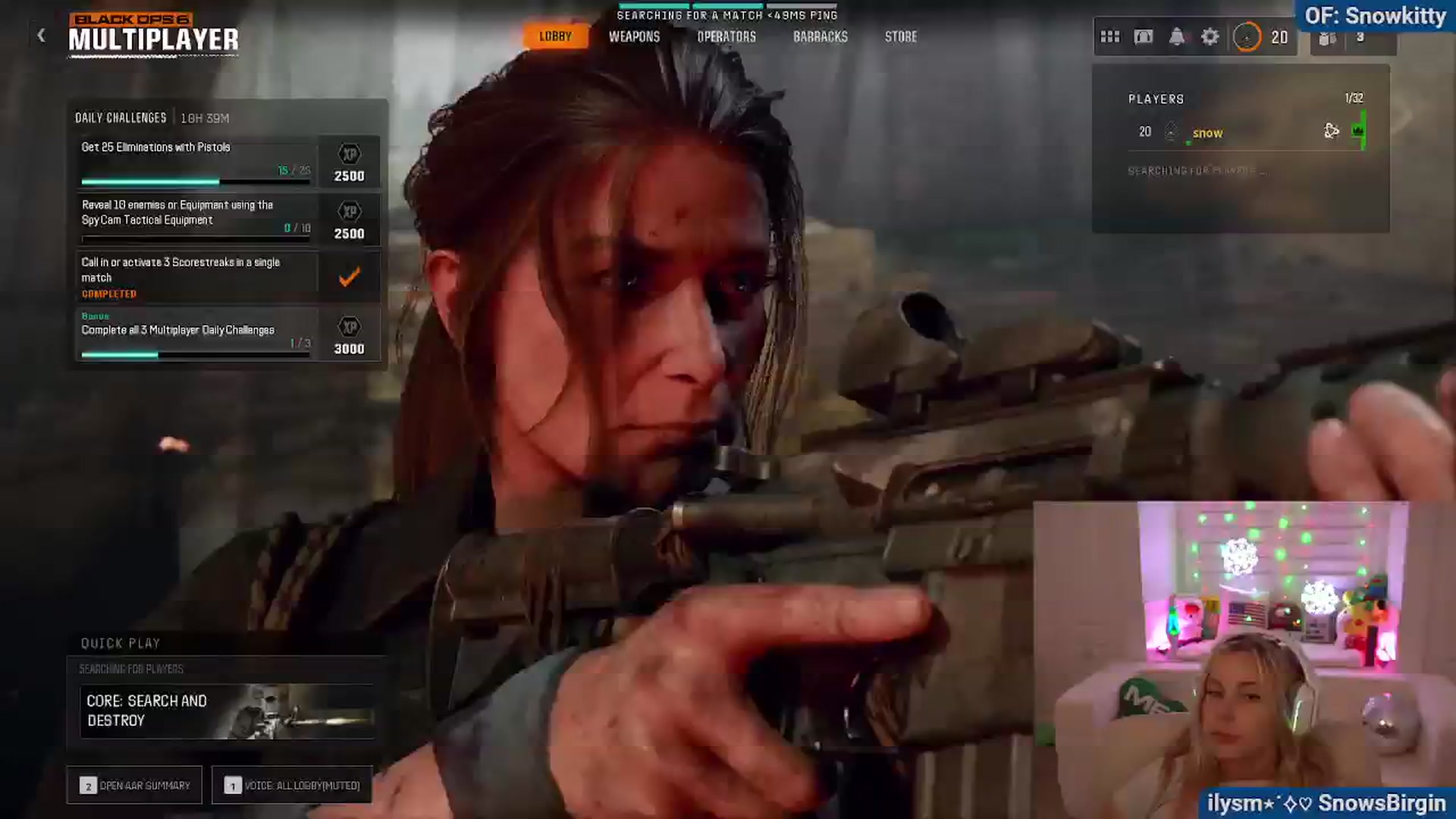 Gallery image thumbnail from Snowkitty's myfreecams stream on, 11/05/2024, 05:33 image 14 of 20