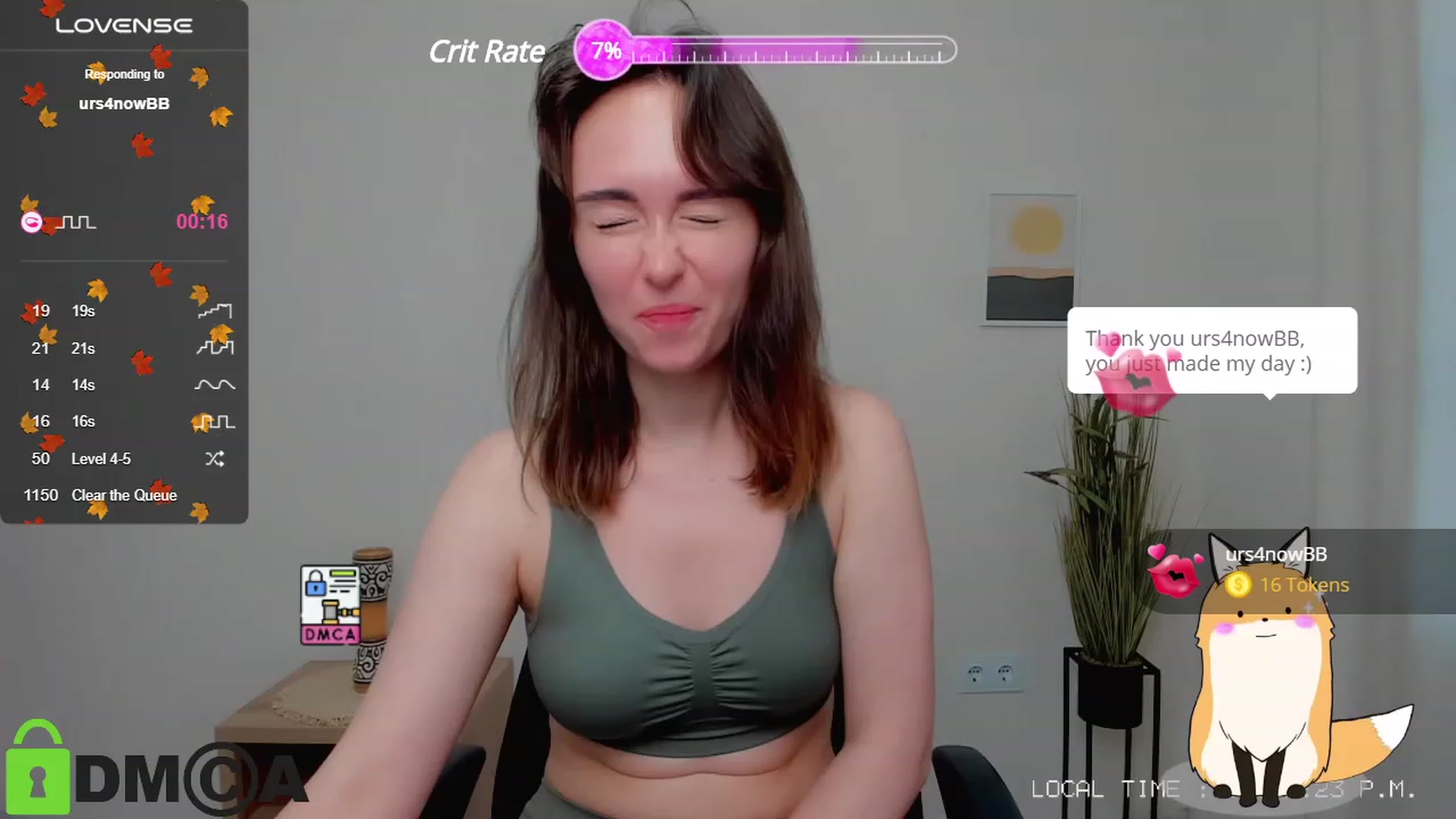 Gallery image thumbnail from Sofiika777's myfreecams stream on, 09/16/2023, 05:41 image 7 of 20