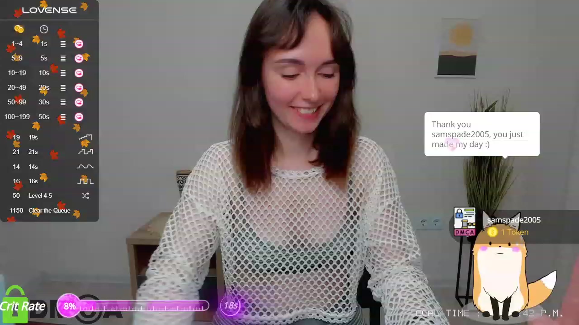 Gallery image thumbnail from Sofiika777's myfreecams stream on, 09/17/2023, 23:33 image 5 of 20