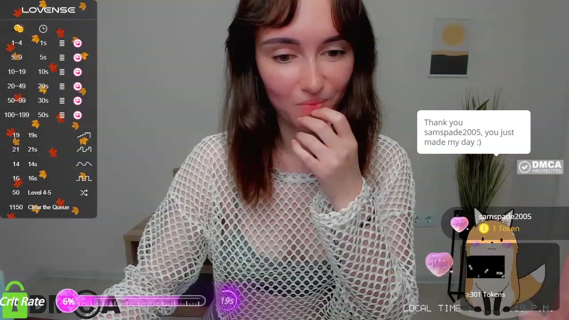 Gallery image thumbnail from Sofiika777's myfreecams stream on, 09/17/2023, 23:33 image 4 of 20