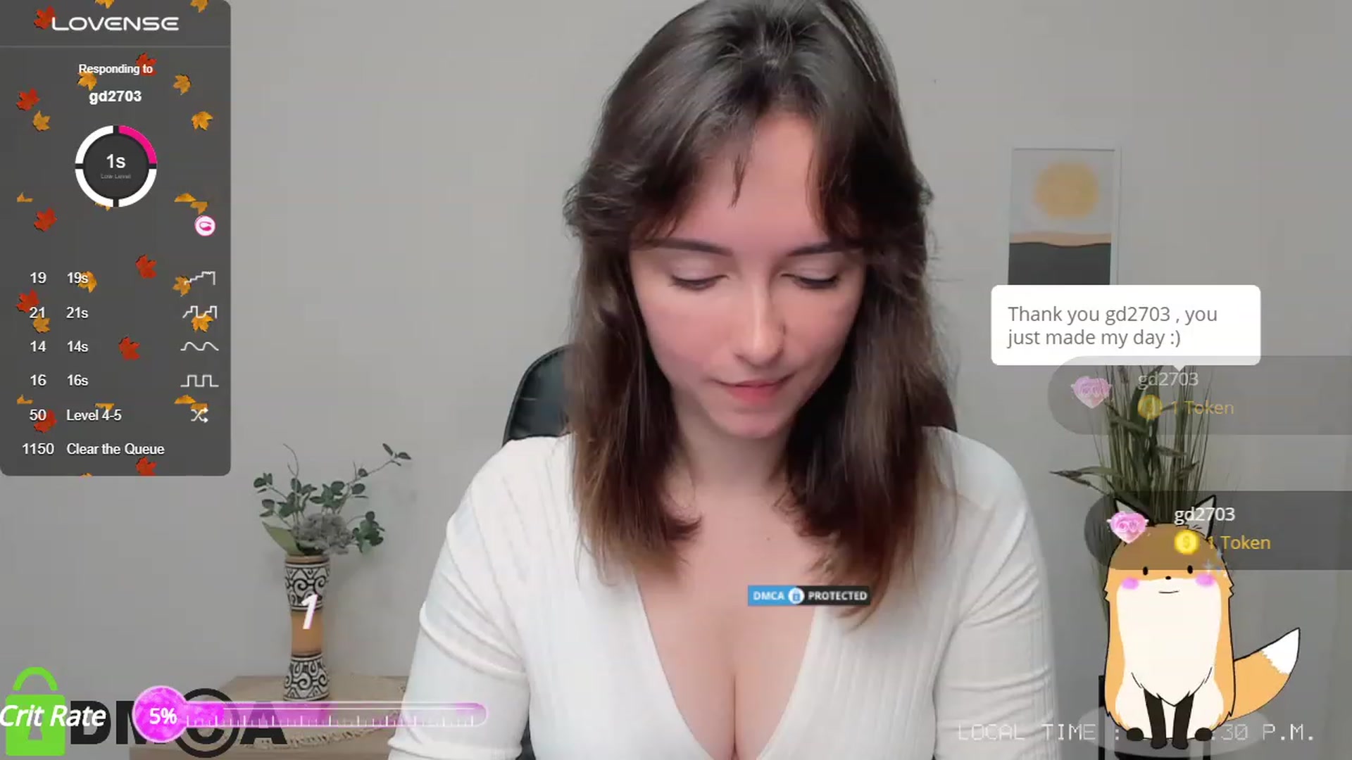 Gallery image thumbnail from Sofiika777's myfreecams stream on, 09/19/2023, 21:08 image 20 of 20