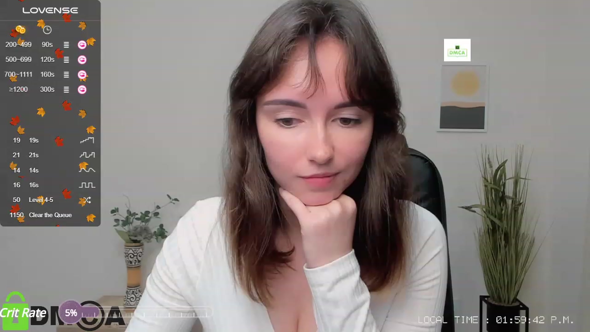 Gallery image thumbnail from Sofiika777's myfreecams stream on, 09/19/2023, 23:22 image 8 of 20