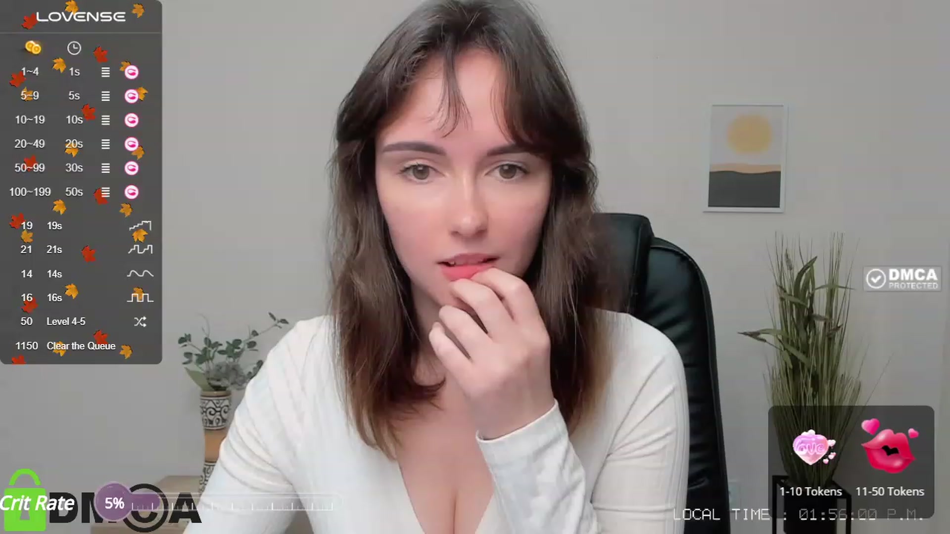 Gallery image thumbnail from Sofiika777's myfreecams stream on, 09/19/2023, 23:22 image 5 of 20