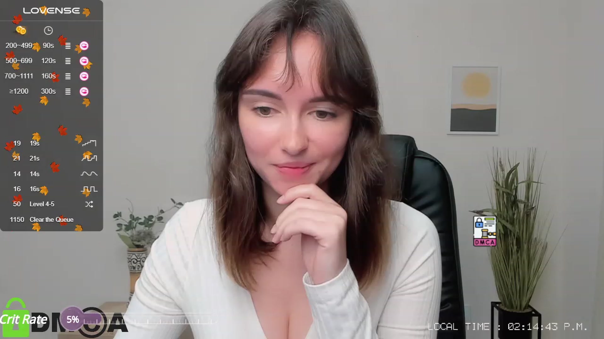 Gallery image thumbnail from Sofiika777's myfreecams stream on, 09/19/2023, 23:22 image 20 of 20