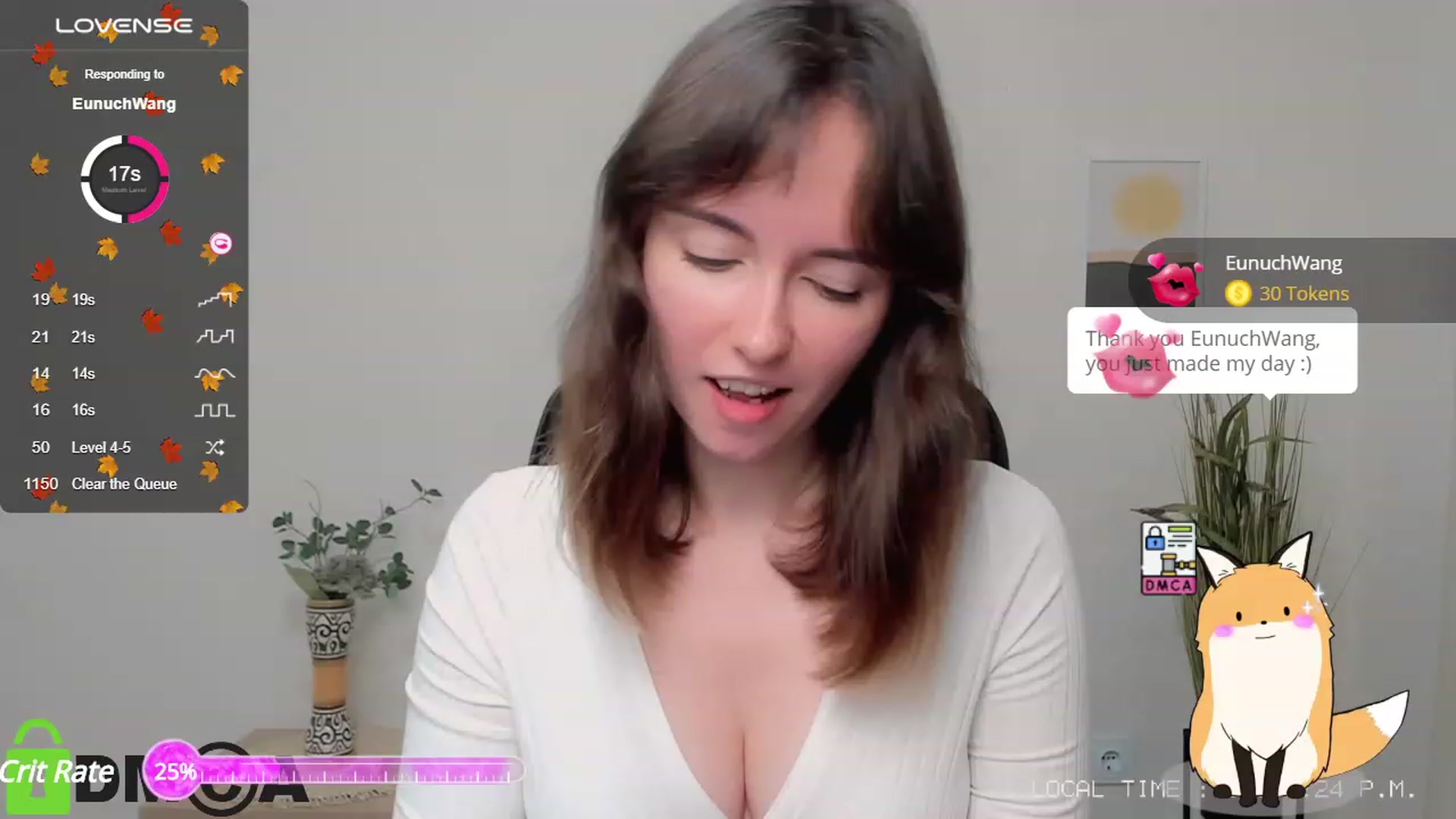 Gallery image thumbnail from Sofiika777's myfreecams stream on, 09/20/2023, 24:39 image 17 of 20