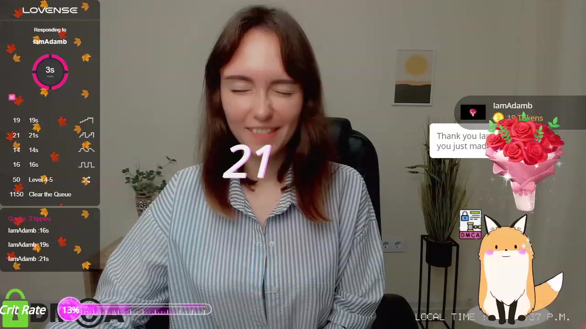 Gallery image thumbnail from Sofiika777's myfreecams stream on, 09/24/2023, 21:49 image 15 of 20