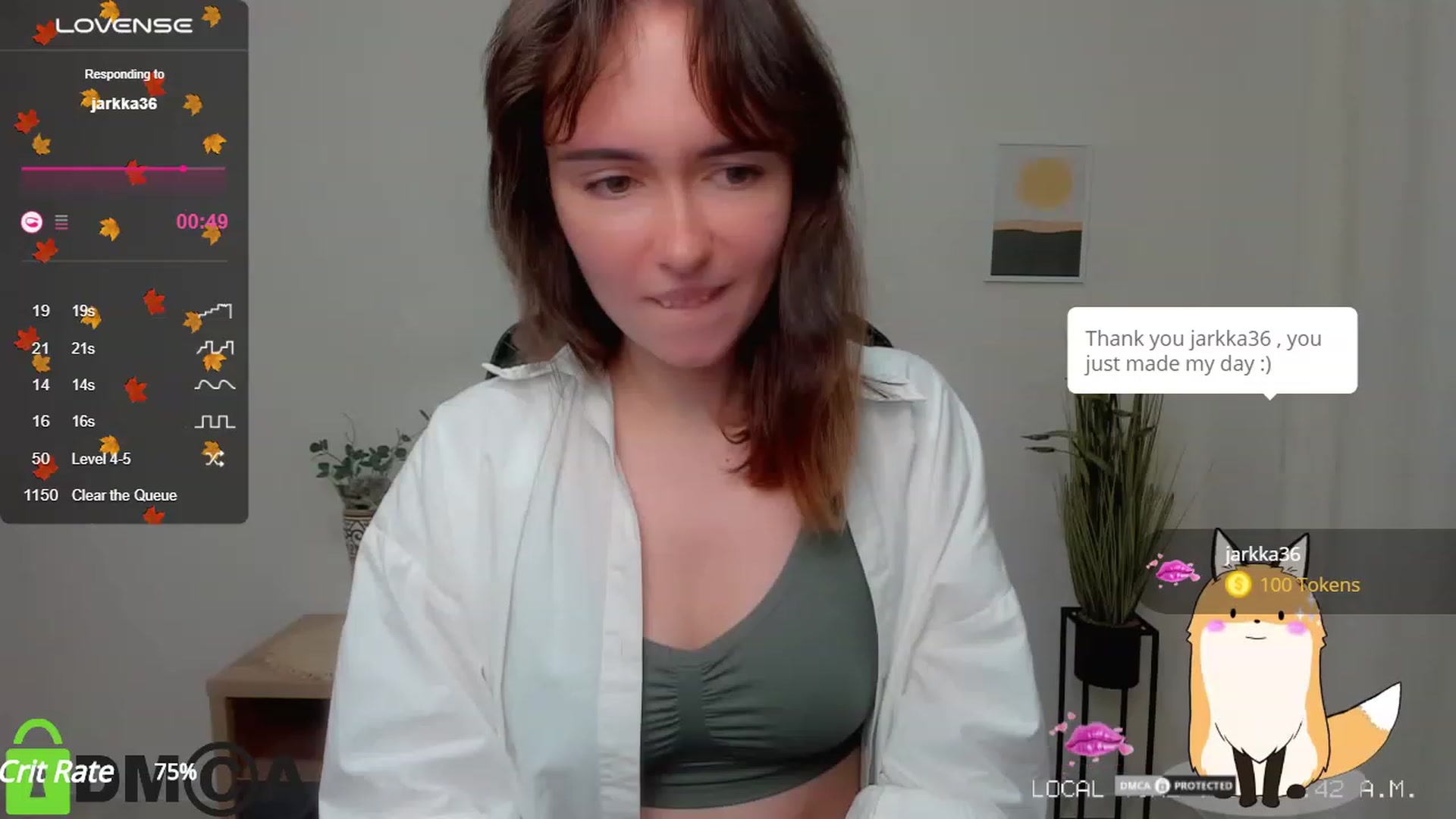 Gallery image thumbnail from Sofiika777's myfreecams stream on, 09/27/2023, 24:00 image 18 of 20