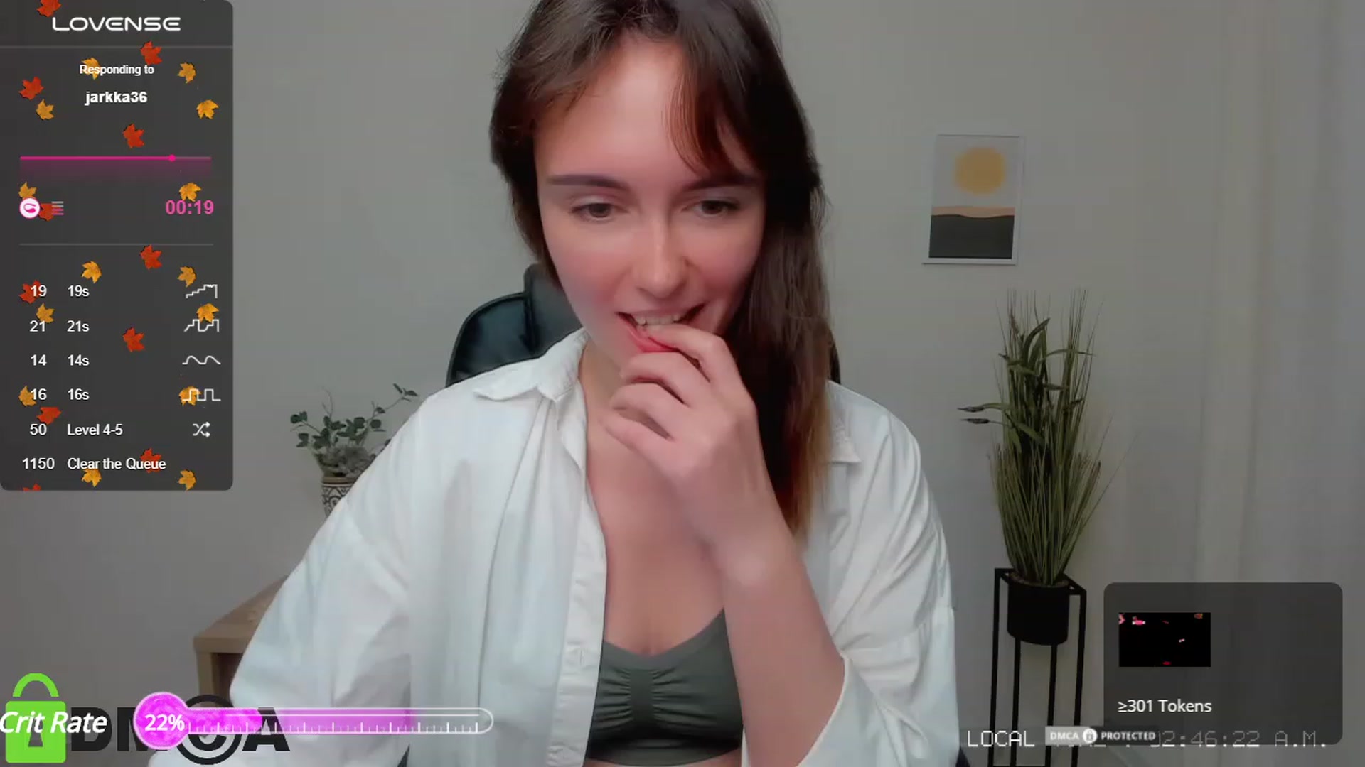 Gallery image thumbnail from Sofiika777's myfreecams stream on, 09/27/2023, 24:00 image 6 of 20