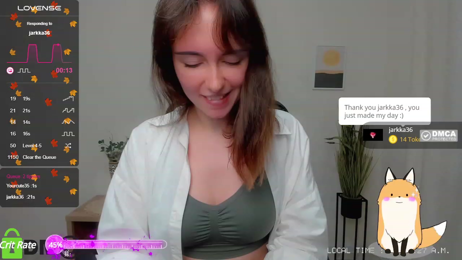 Gallery image thumbnail from Sofiika777's myfreecams stream on, 09/27/2023, 24:00 image 11 of 20