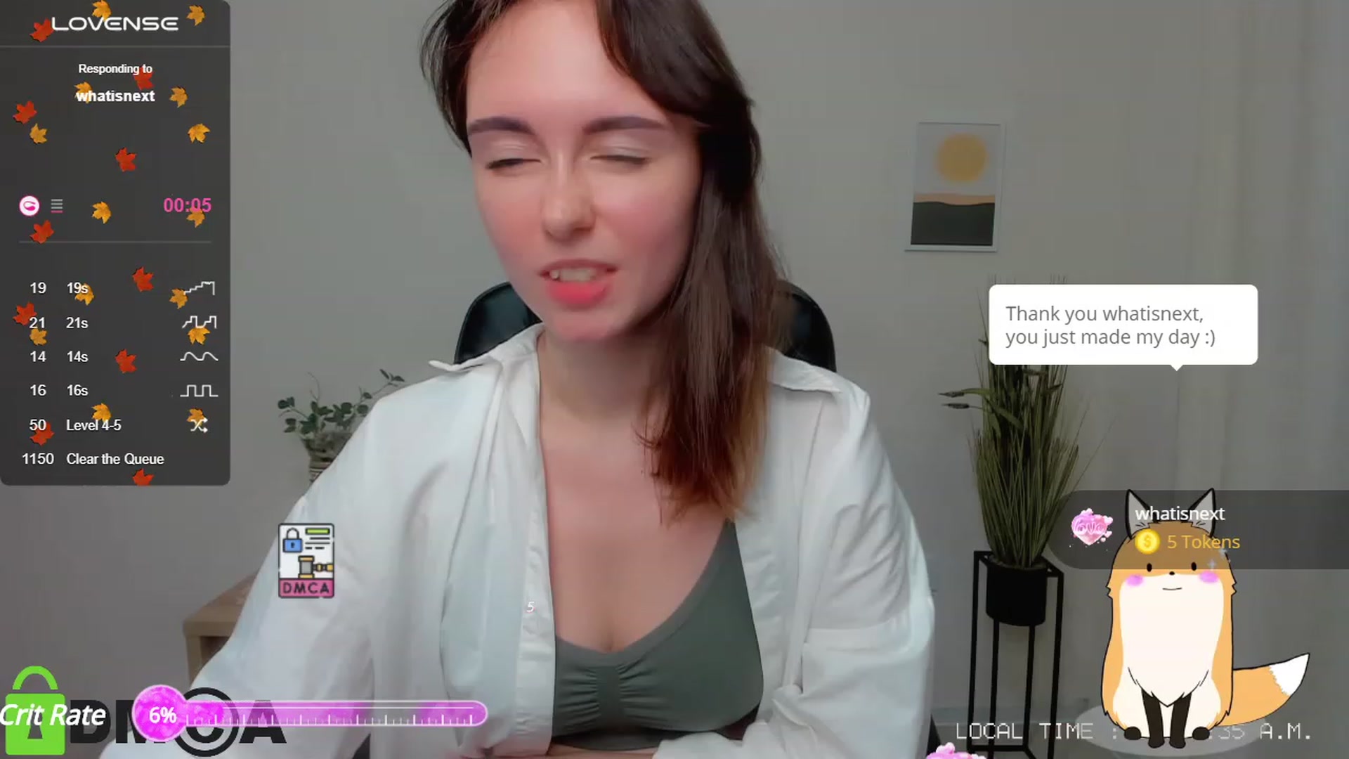 Gallery image thumbnail from Sofiika777's myfreecams stream on, 09/27/2023, 02:24 image 18 of 20