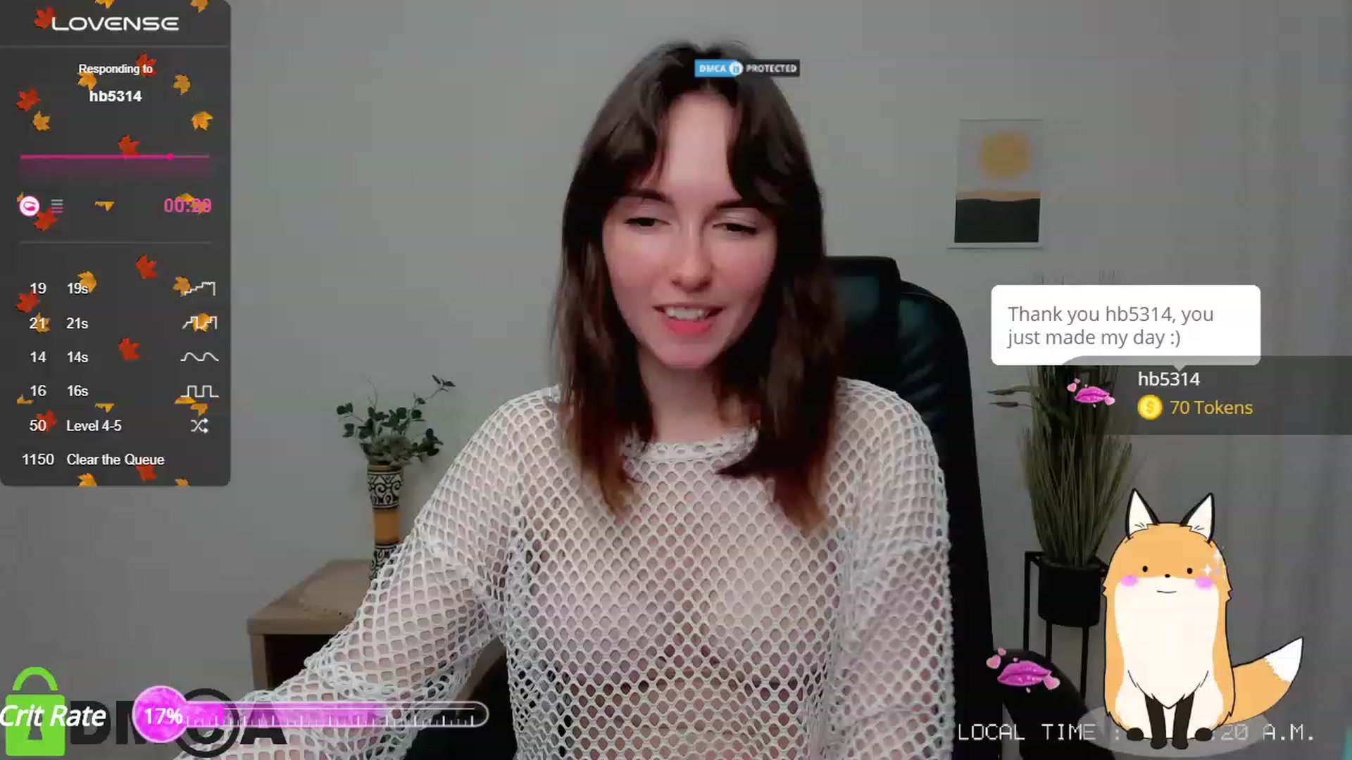 Gallery image thumbnail from Sofiika777's myfreecams stream on, 09/29/2023, 03:25 image 6 of 20