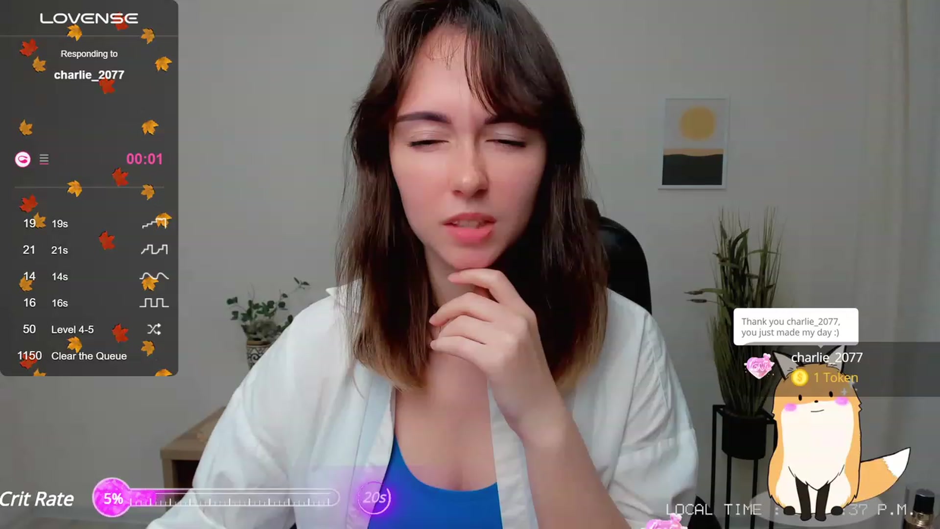 Gallery image thumbnail from Sofiika777's myfreecams stream on, 10/01/2023, 21:26 image 6 of 20