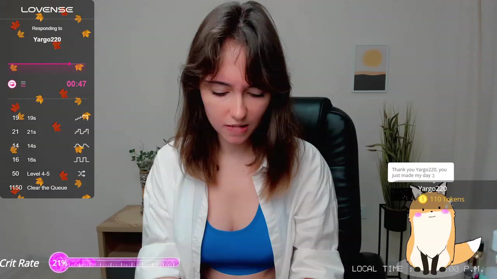 Gallery image thumbnail from Sofiika777's myfreecams stream on, 10/01/2023, 22:26 image 6 of 20