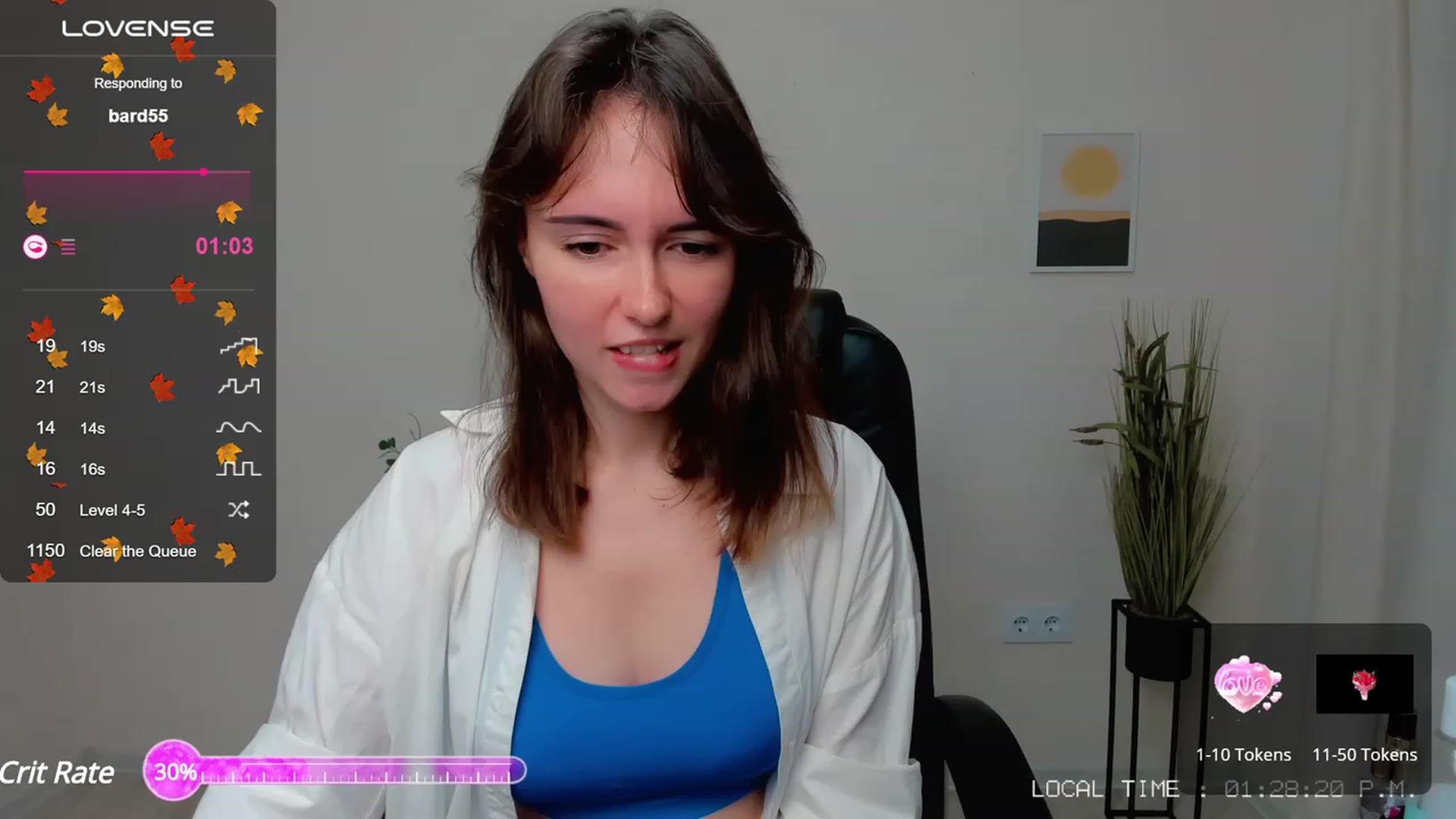 Gallery image thumbnail from Sofiika777's myfreecams stream on, 10/01/2023, 22:39 image 6 of 20