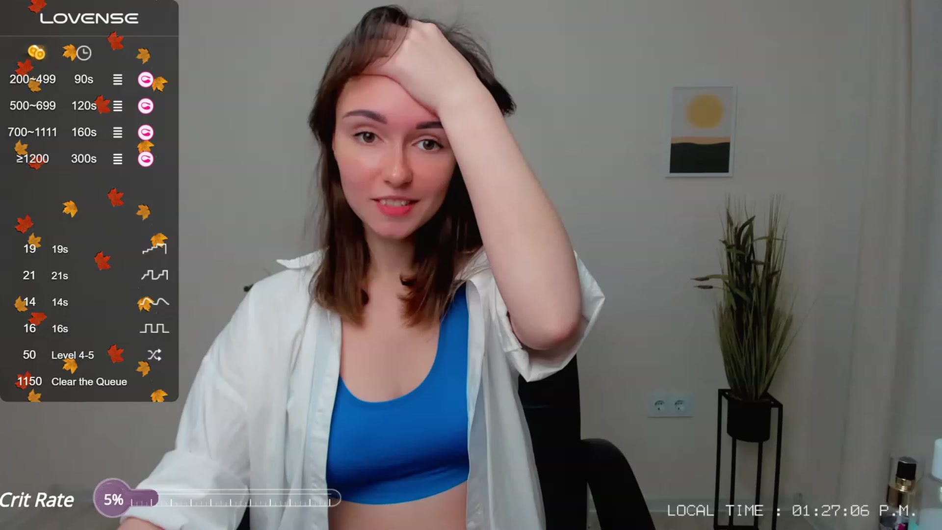 Gallery image thumbnail from Sofiika777's myfreecams stream on, 10/01/2023, 22:39 image 4 of 20