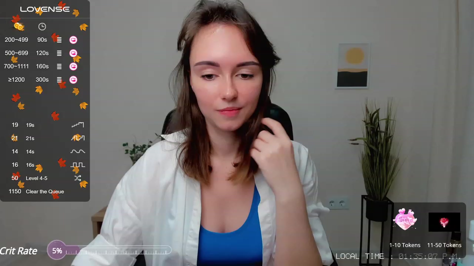 Gallery image thumbnail from Sofiika777's myfreecams stream on, 10/01/2023, 22:39 image 17 of 20