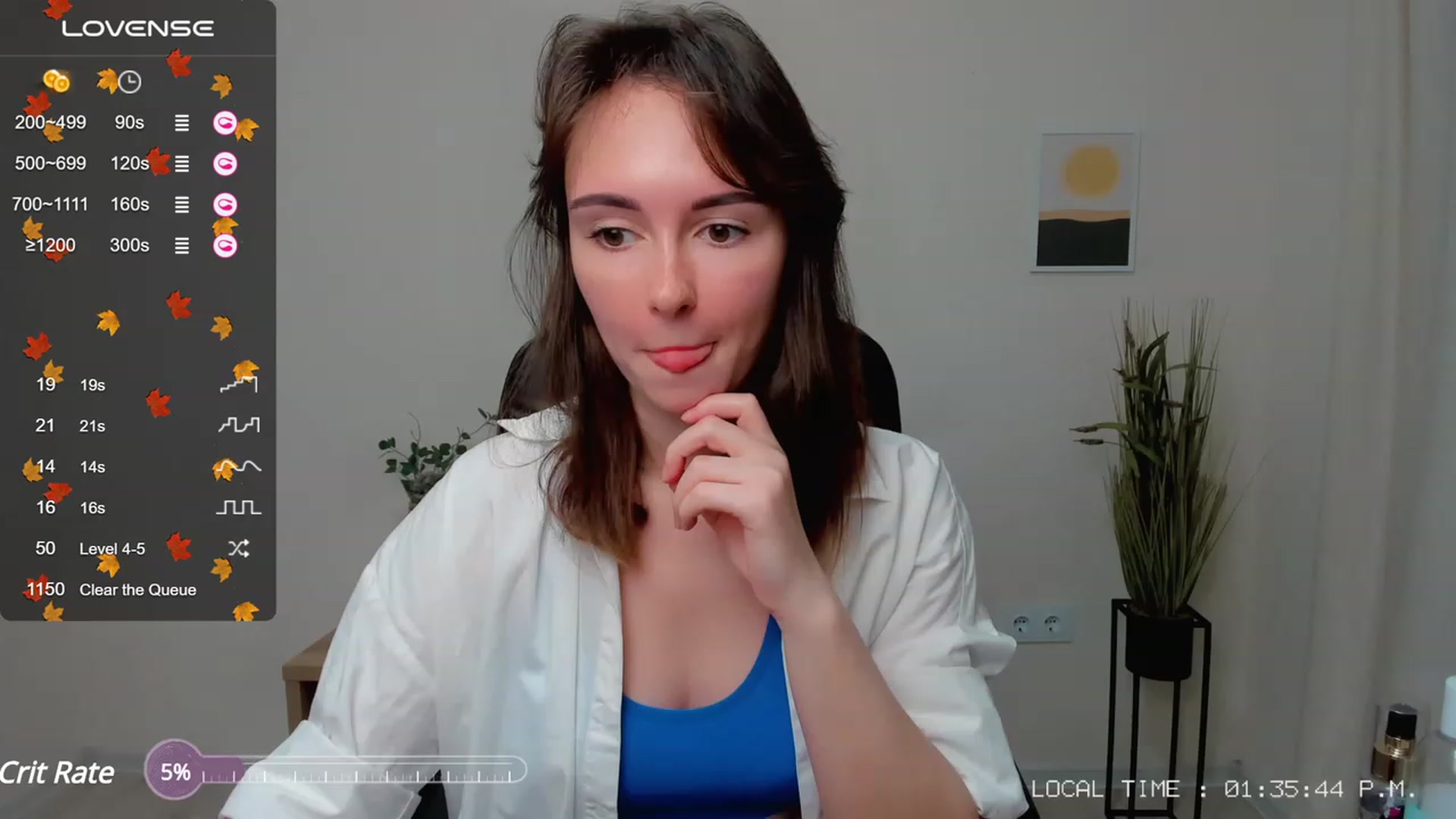 Gallery image thumbnail from Sofiika777's myfreecams stream on, 10/01/2023, 22:39 image 18 of 20