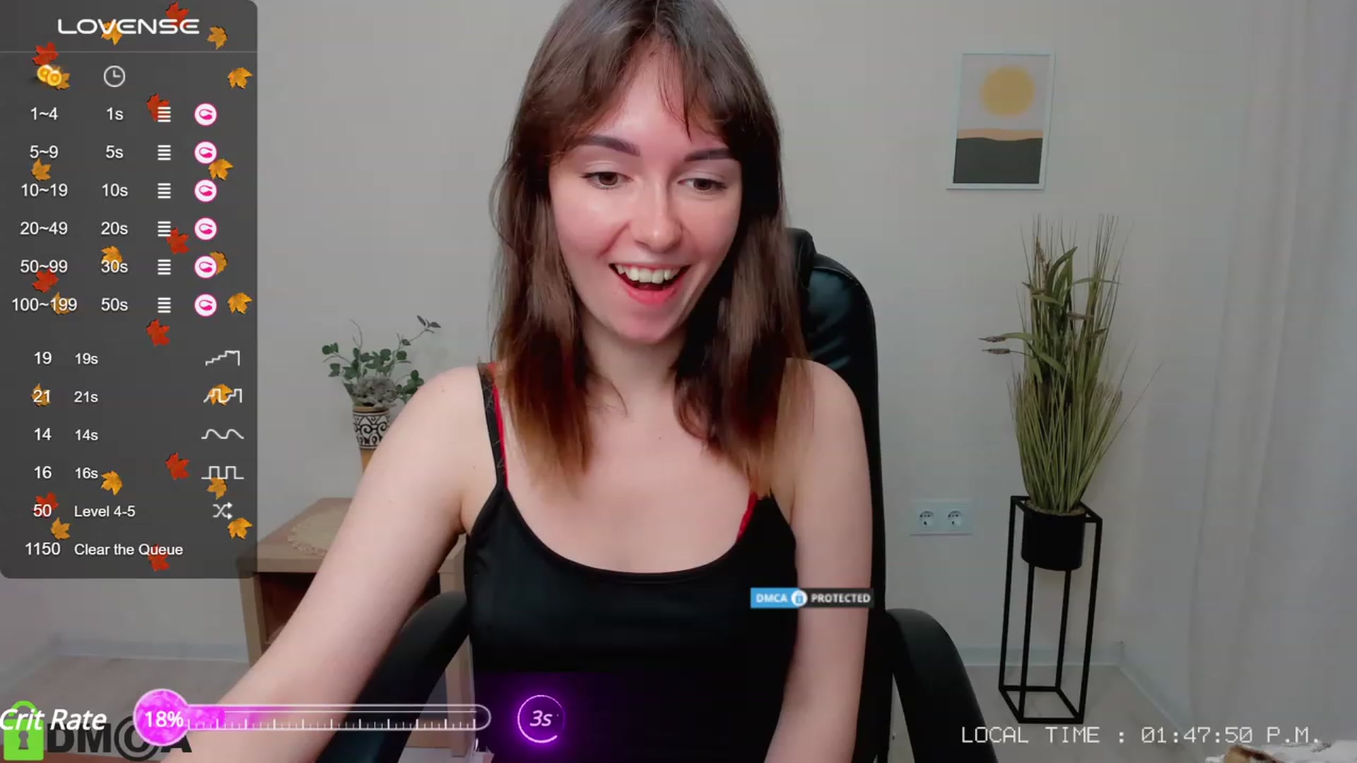 Gallery image thumbnail from Sofiika777's myfreecams stream on, 10/03/2023, 23:23 image 4 of 20
