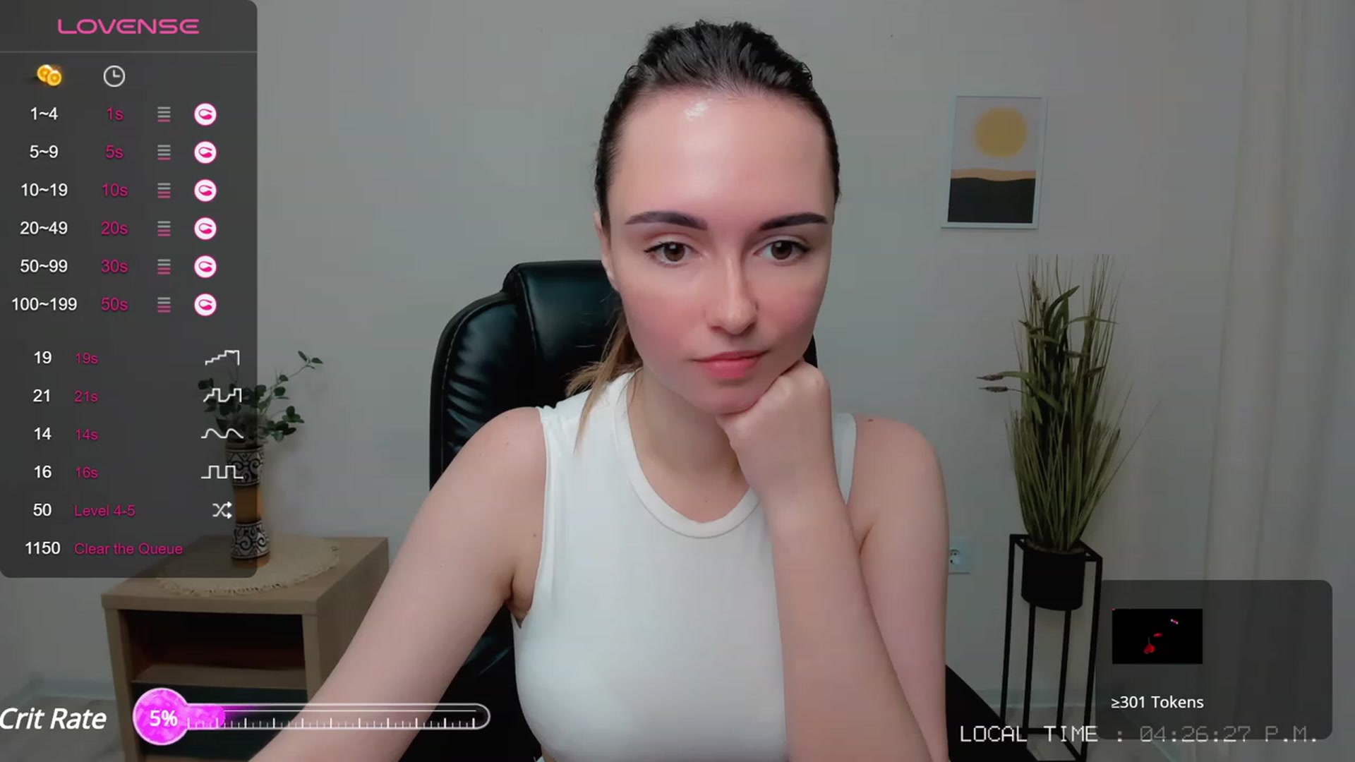Gallery image thumbnail from Sofiika777's myfreecams stream on, 10/10/2023, 01:44 image 12 of 20
