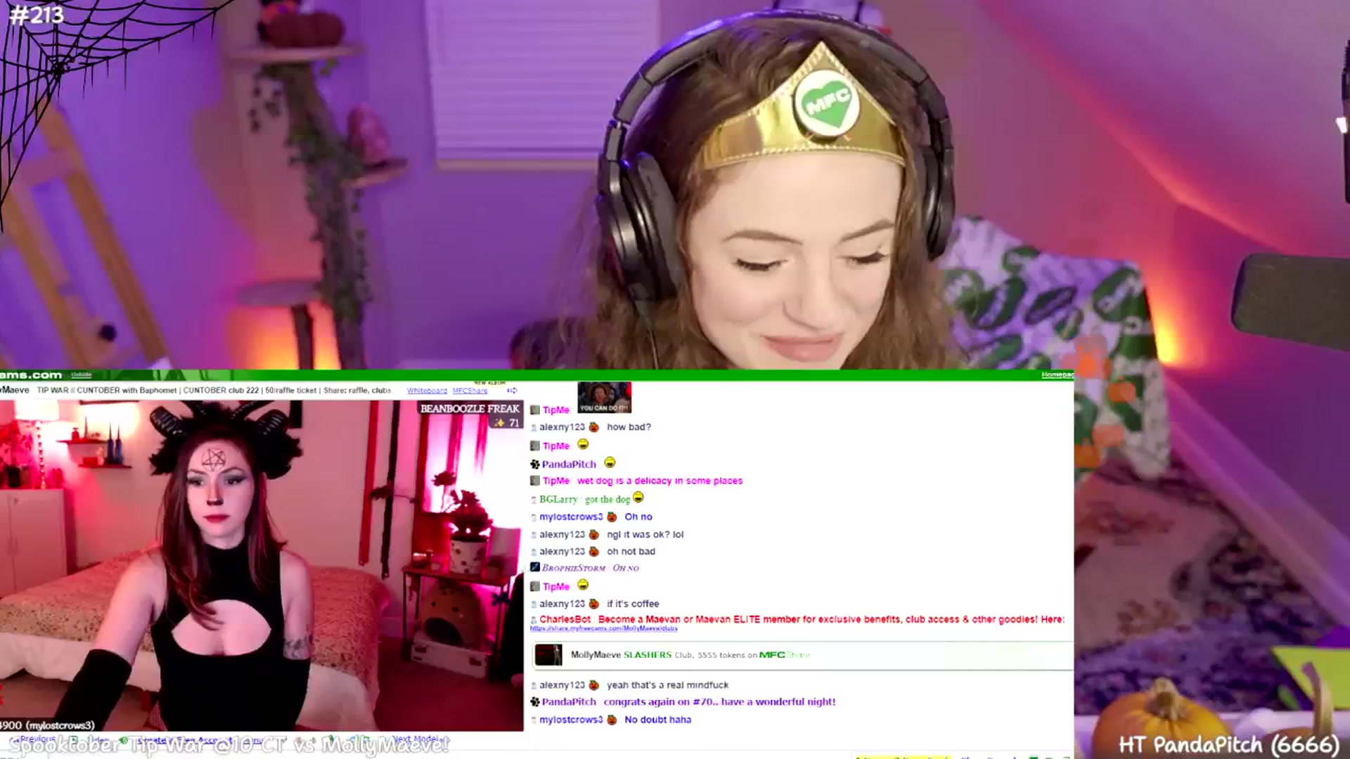Gallery image thumbnail from SophiesJungle's myfreecams stream on, 10/05/2024, 06:10 image 10 of 20